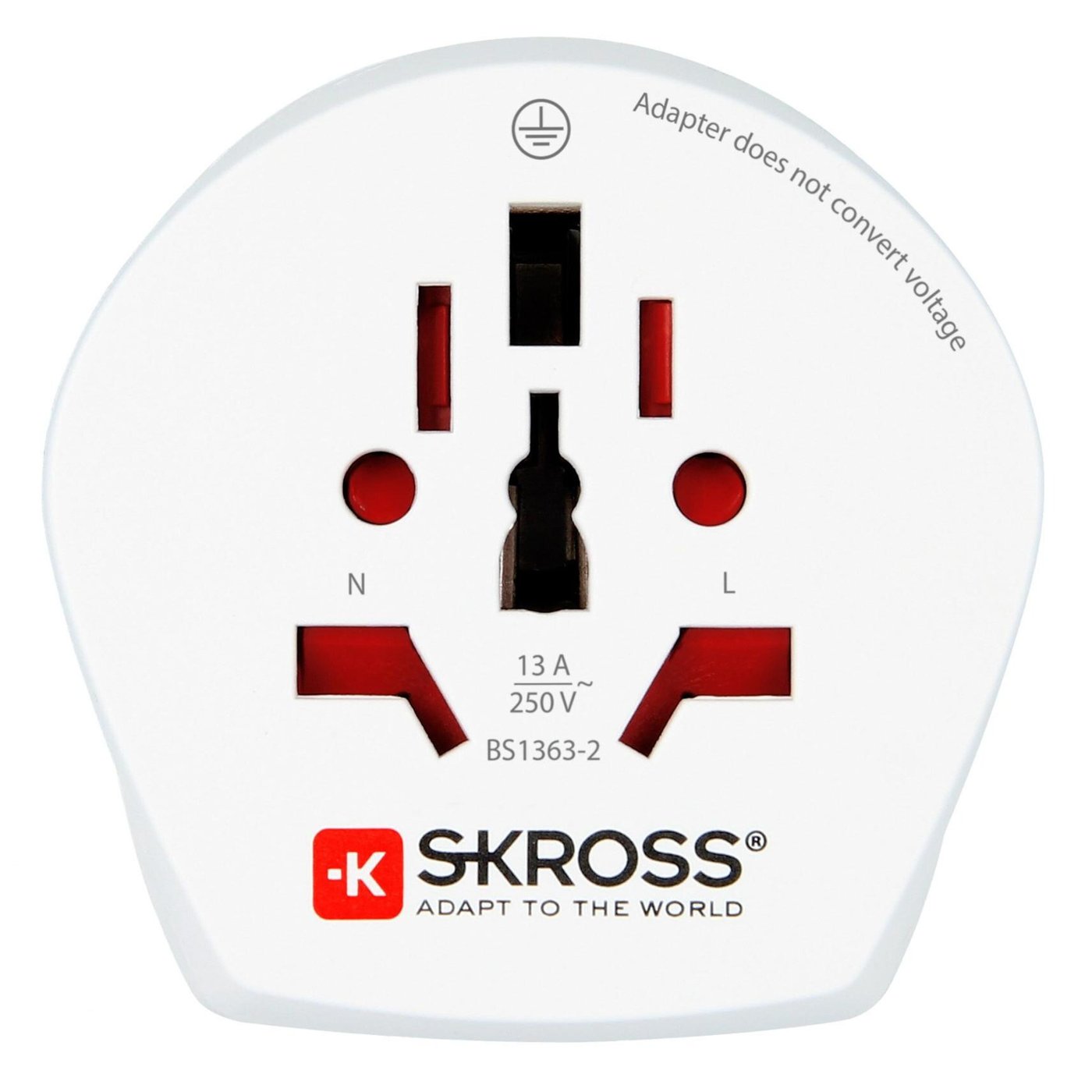 Skross Jordad reseadapter Universal till Australien, Kina och Europa