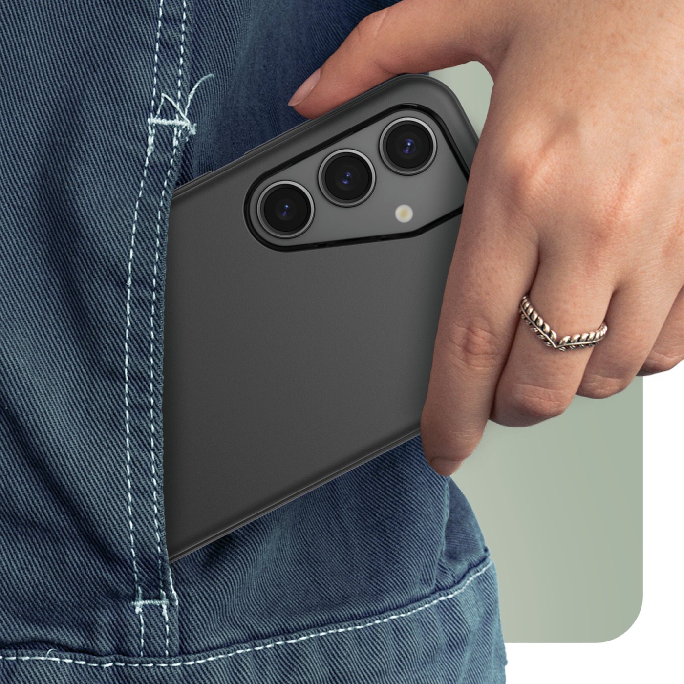 Otterbox Symmetry Tåligt skal för Galaxy S24 Svart