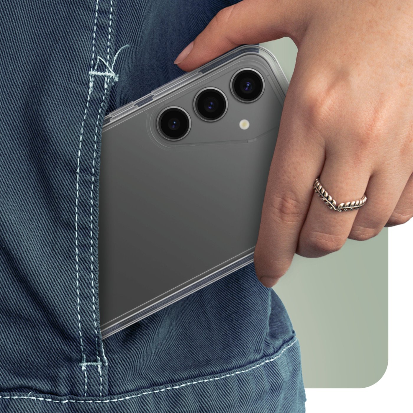 Otterbox Symmetry Tåligt skal för Galaxy S24 Plus Clear