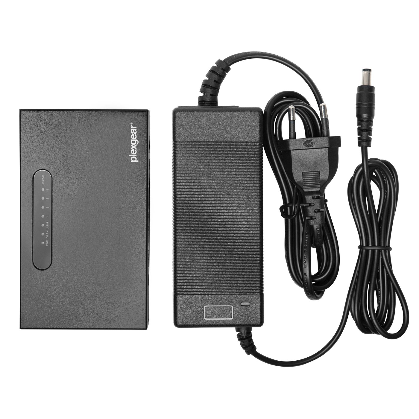 Plexgear Gigabitswitch med POE+ 5-portar