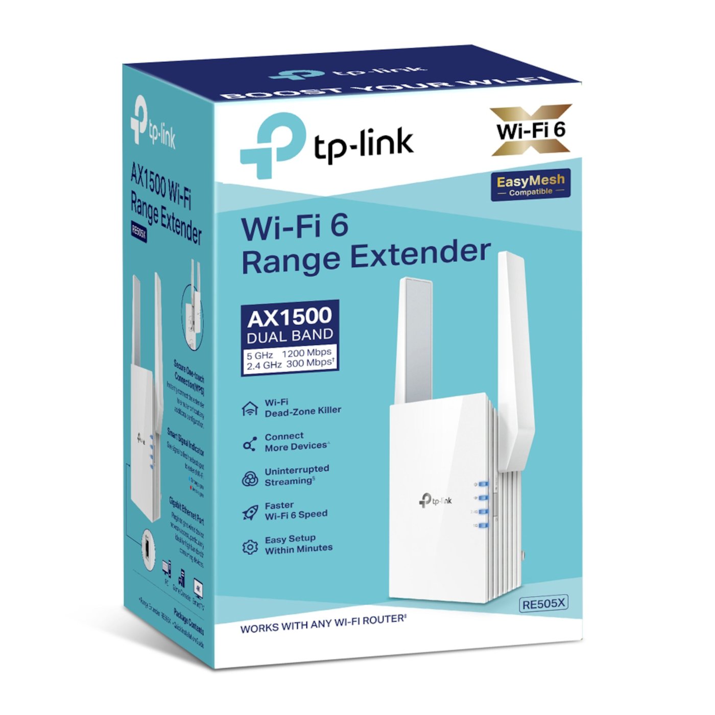TP-link RE505X Wifi-repeater AX1500