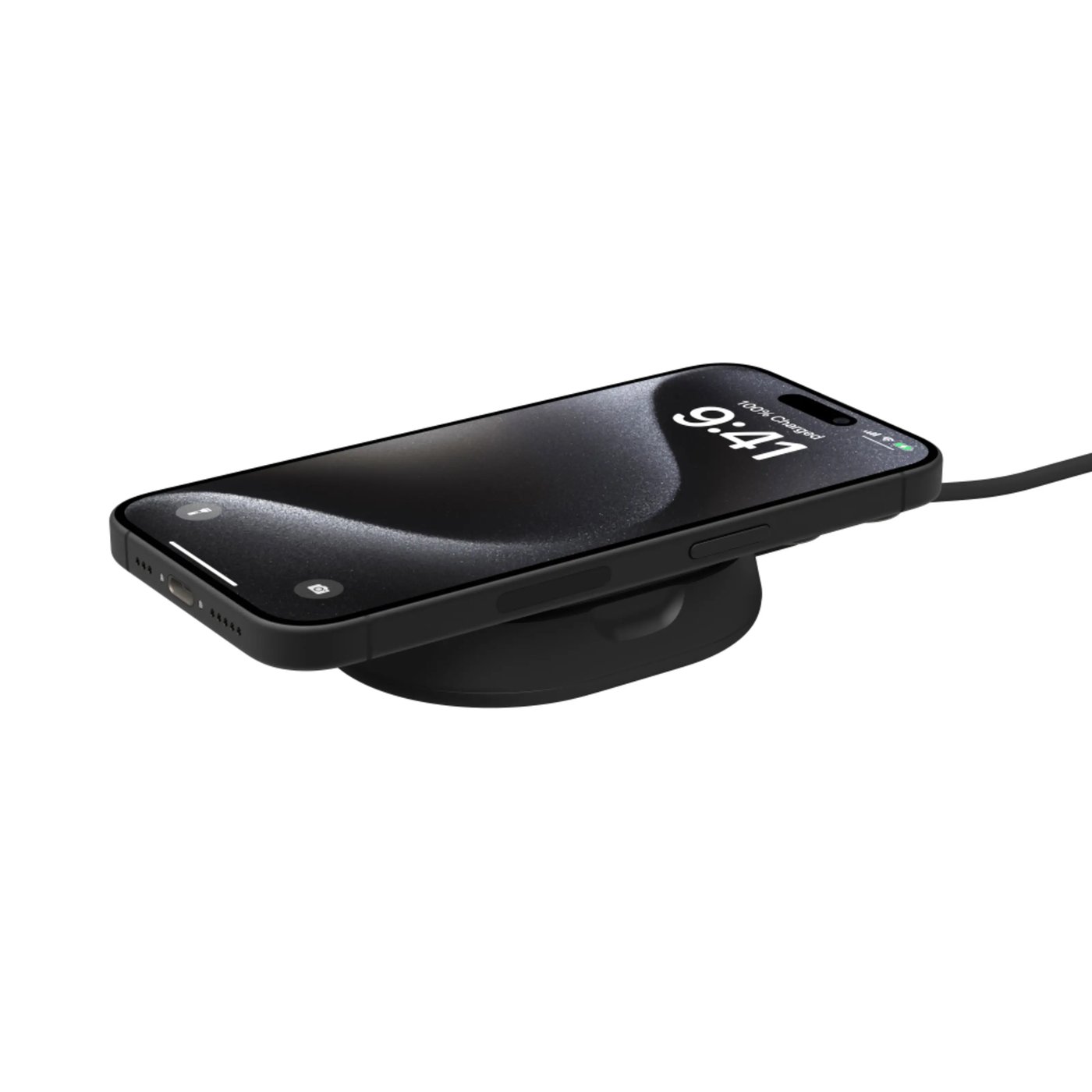 Belkin BoostCharge Pro Laddställ med Qi2 15 W Svart
