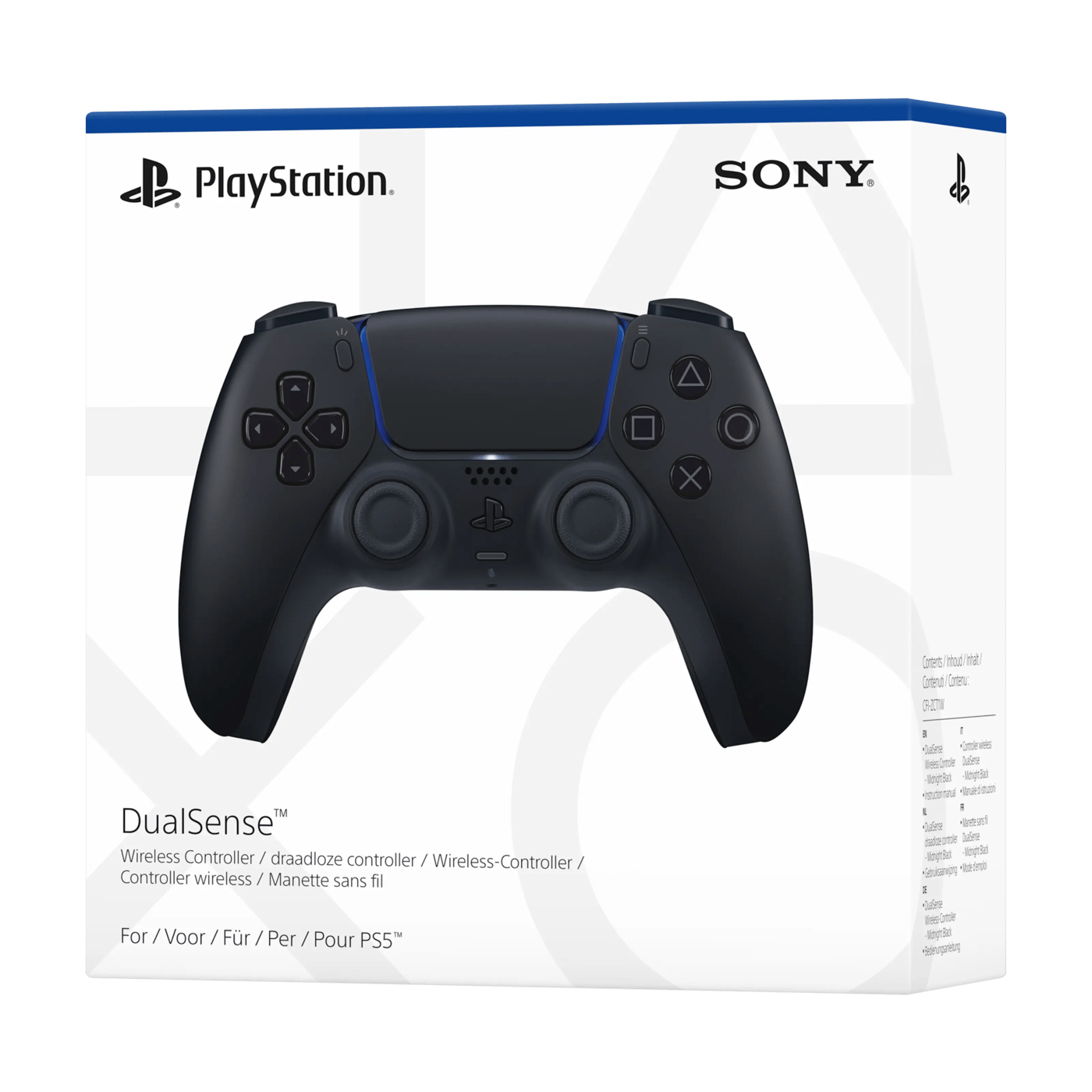 Sony DualSense V2 Trådløs håndkontroller Svart