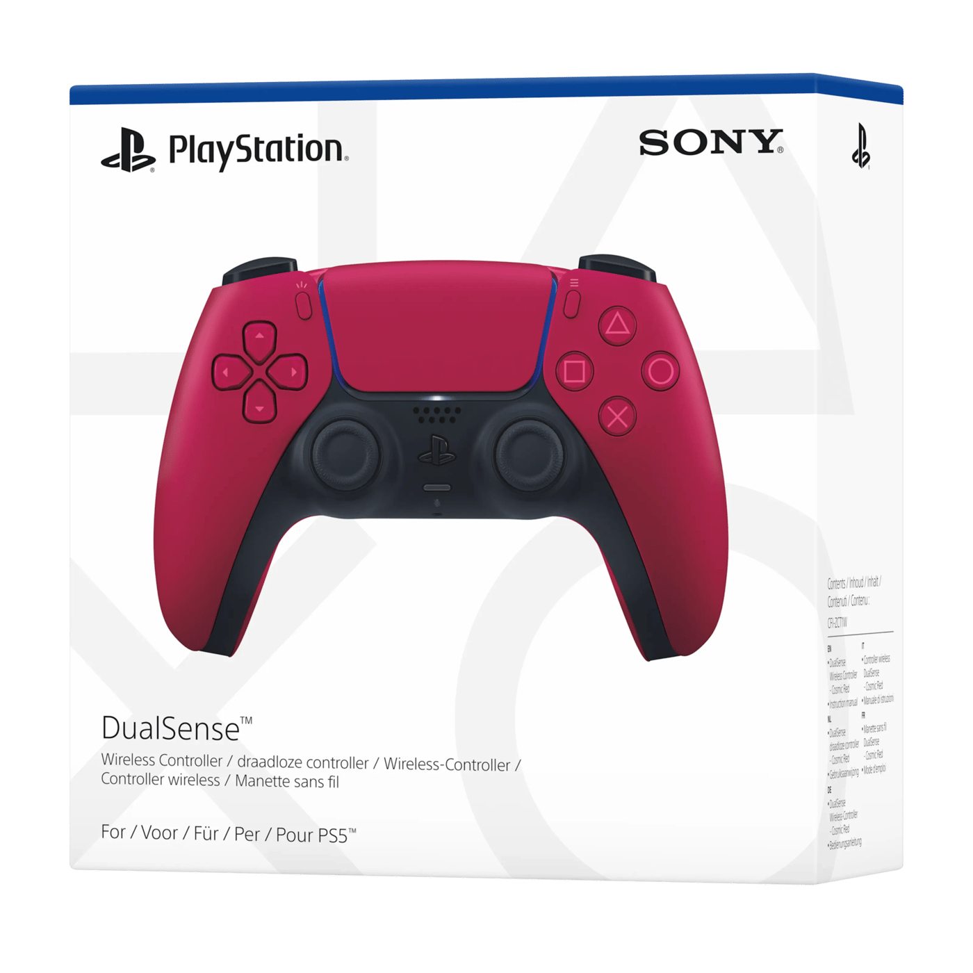 Sony DualSense V2 Trådlös handkontroll Röd