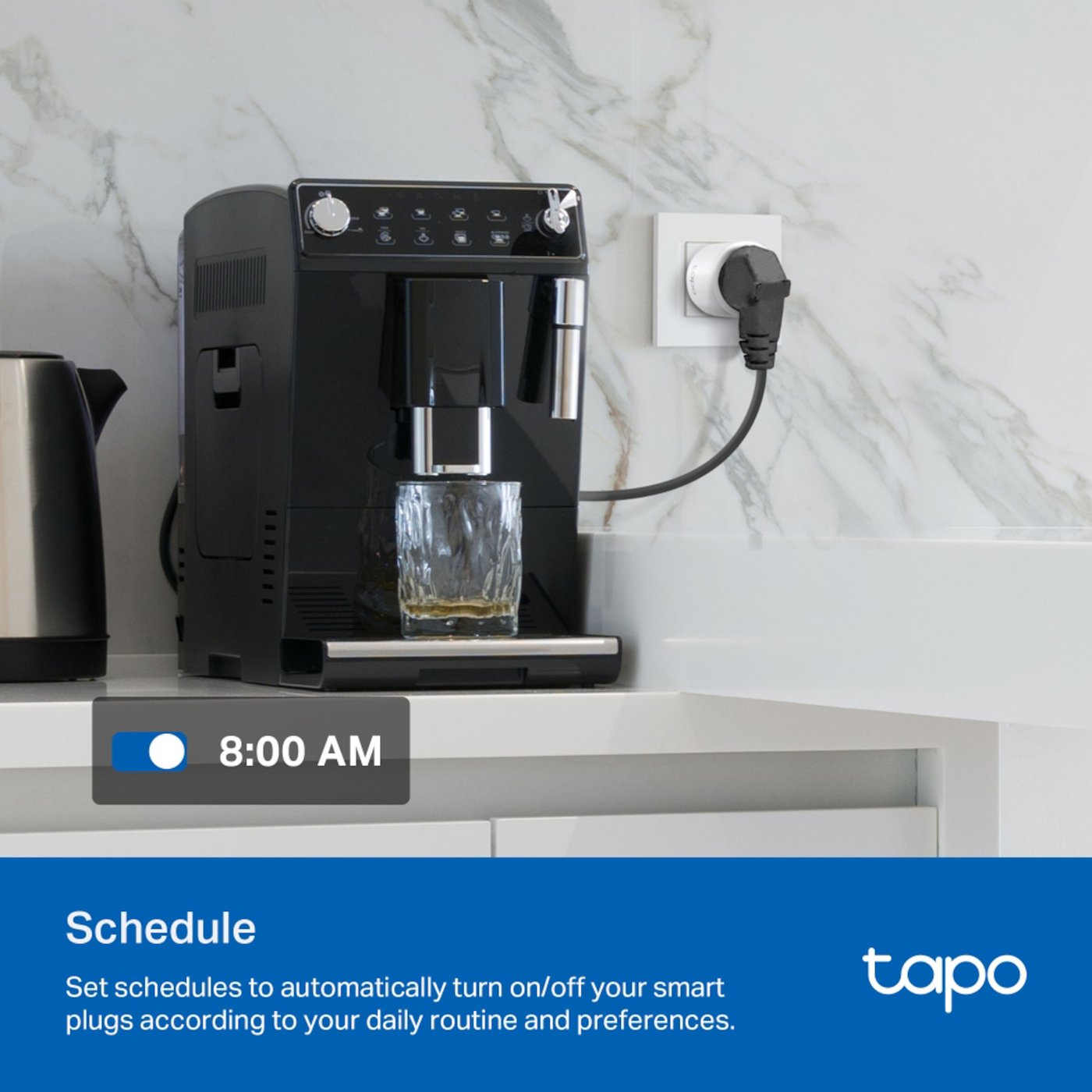 TP-link Tapo P115 Smart Wifi-fjernstrømbryter med energimåling 4-pk.