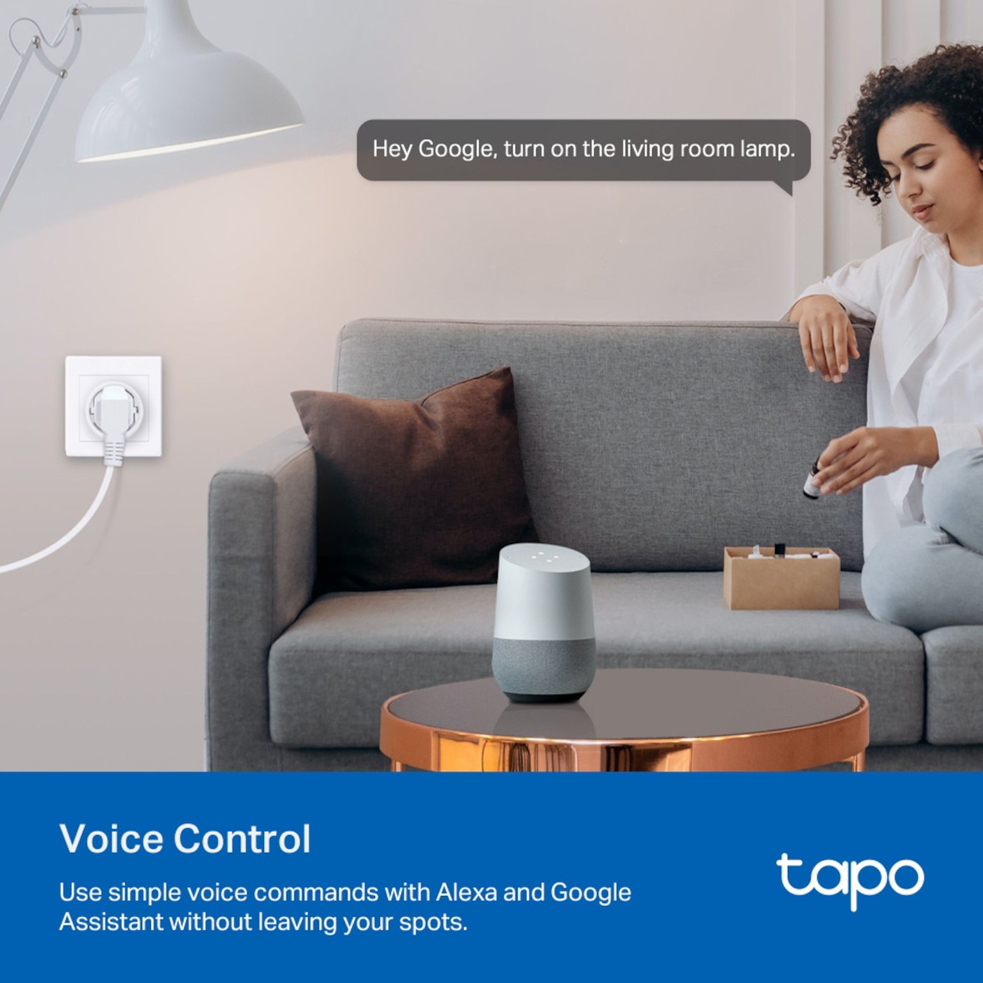TP-link Tapo P115 Smart Wifi-fjernstrømbryter med energimåling 4-pk.