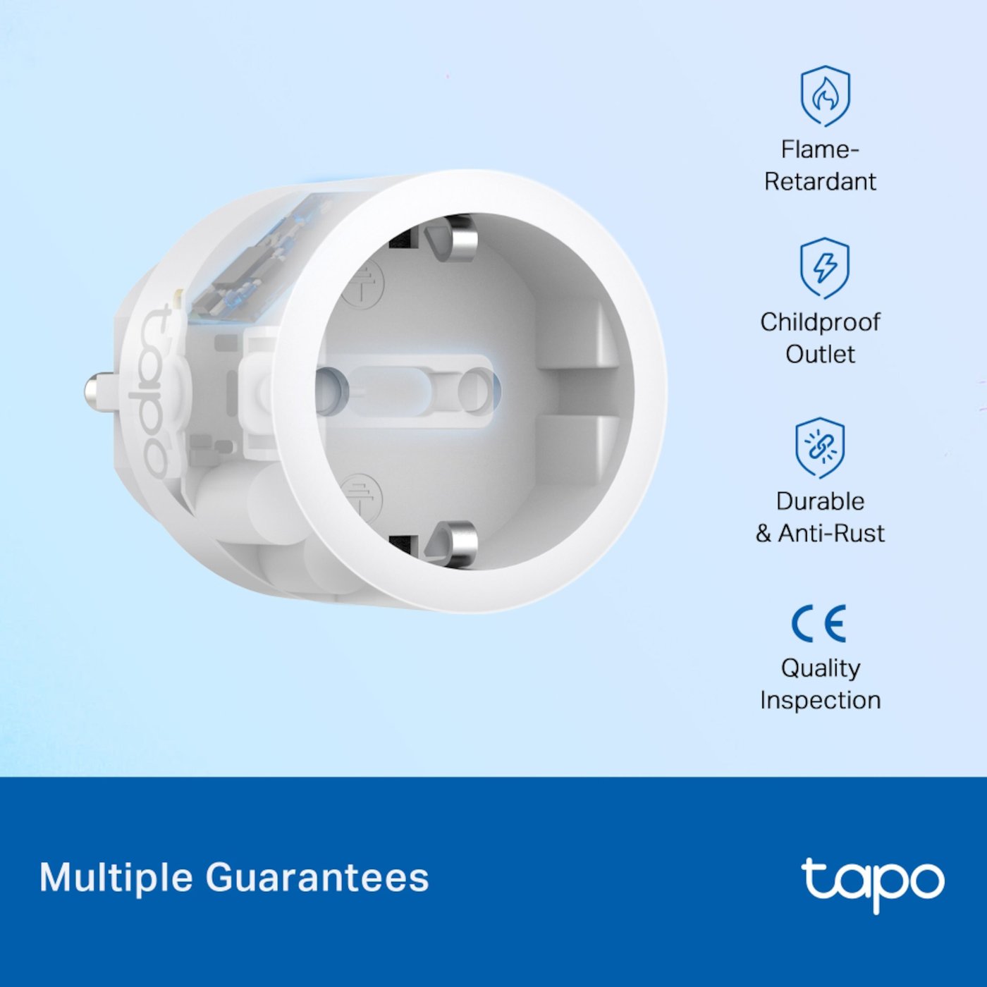 TP-link Tapo P115 Smart Wifi-fjernstrømbryter med energimåling 4-pk.