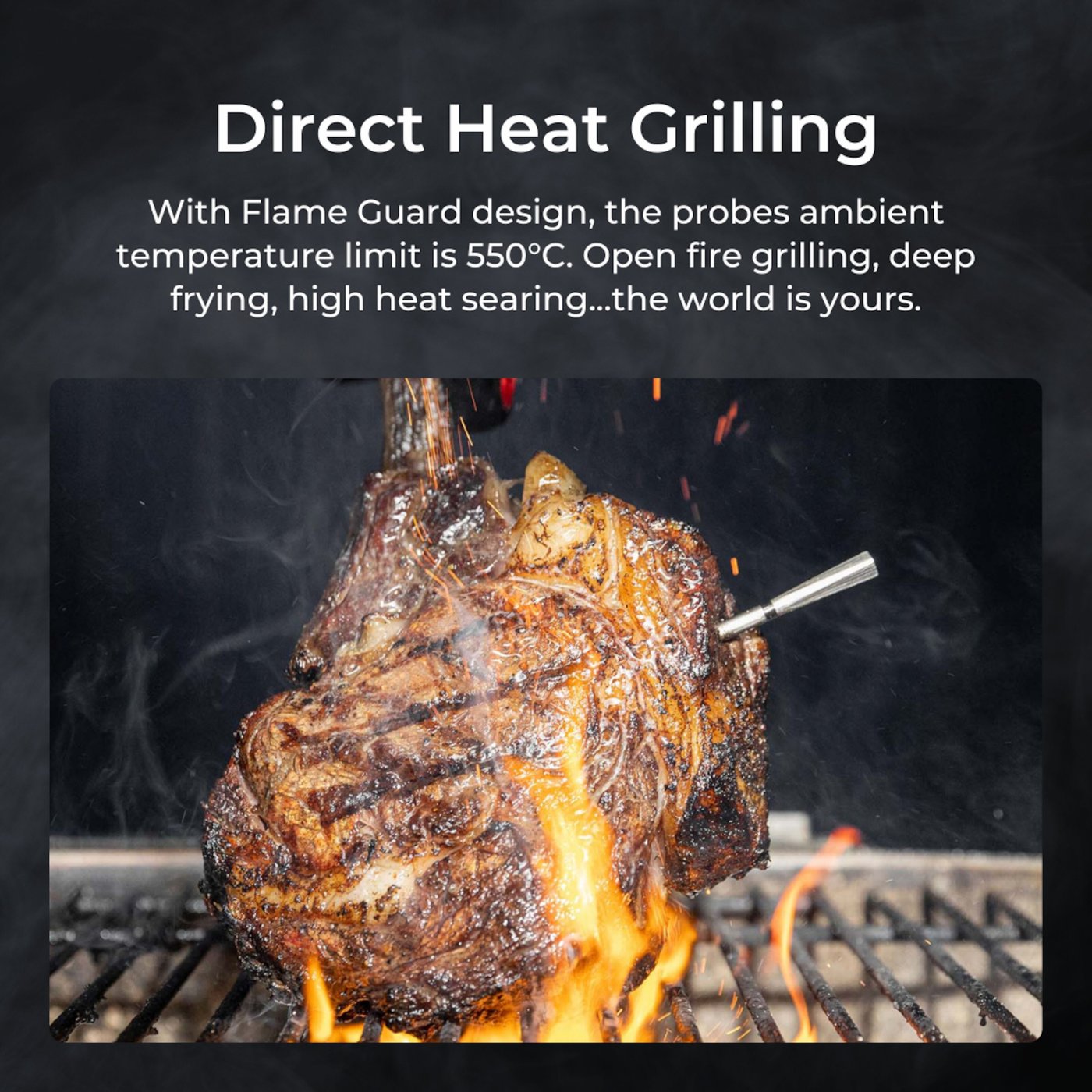 Meater Pro Trådløs Grilltermometer og repeater for mobilen