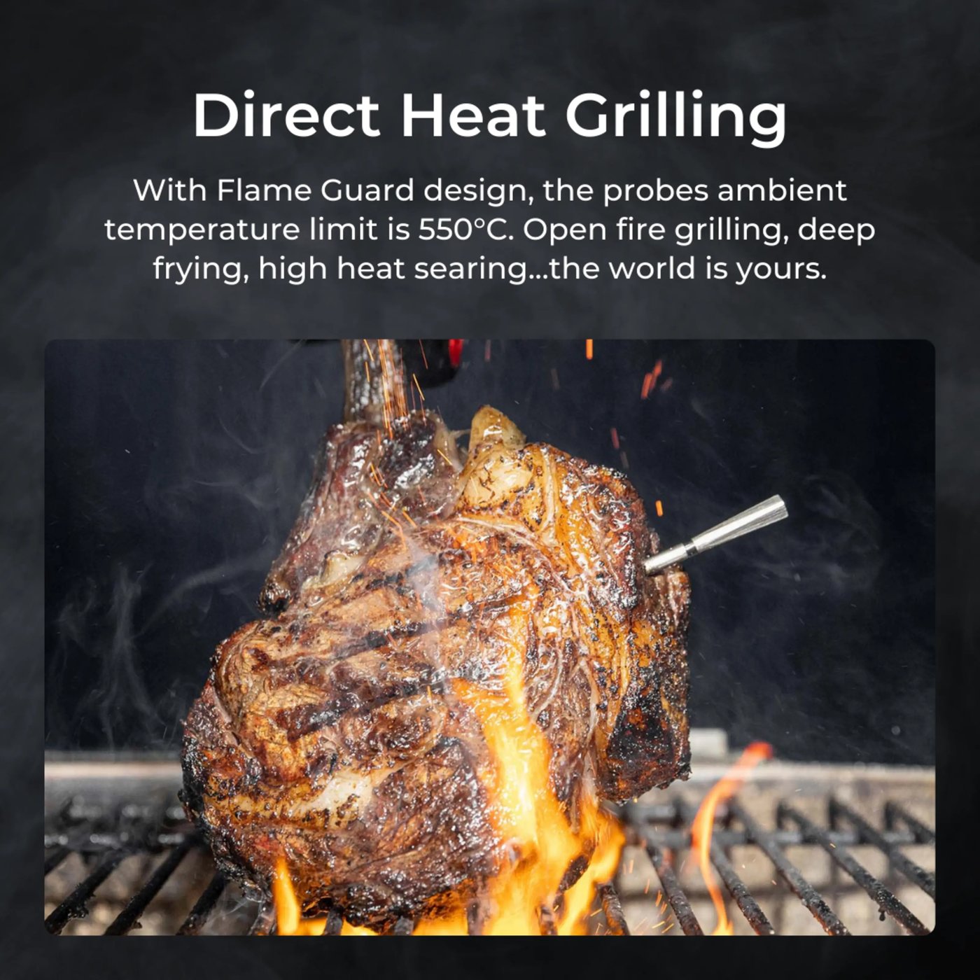 Meater Pro Trådløs Grilltermometer og repeater for mobilen