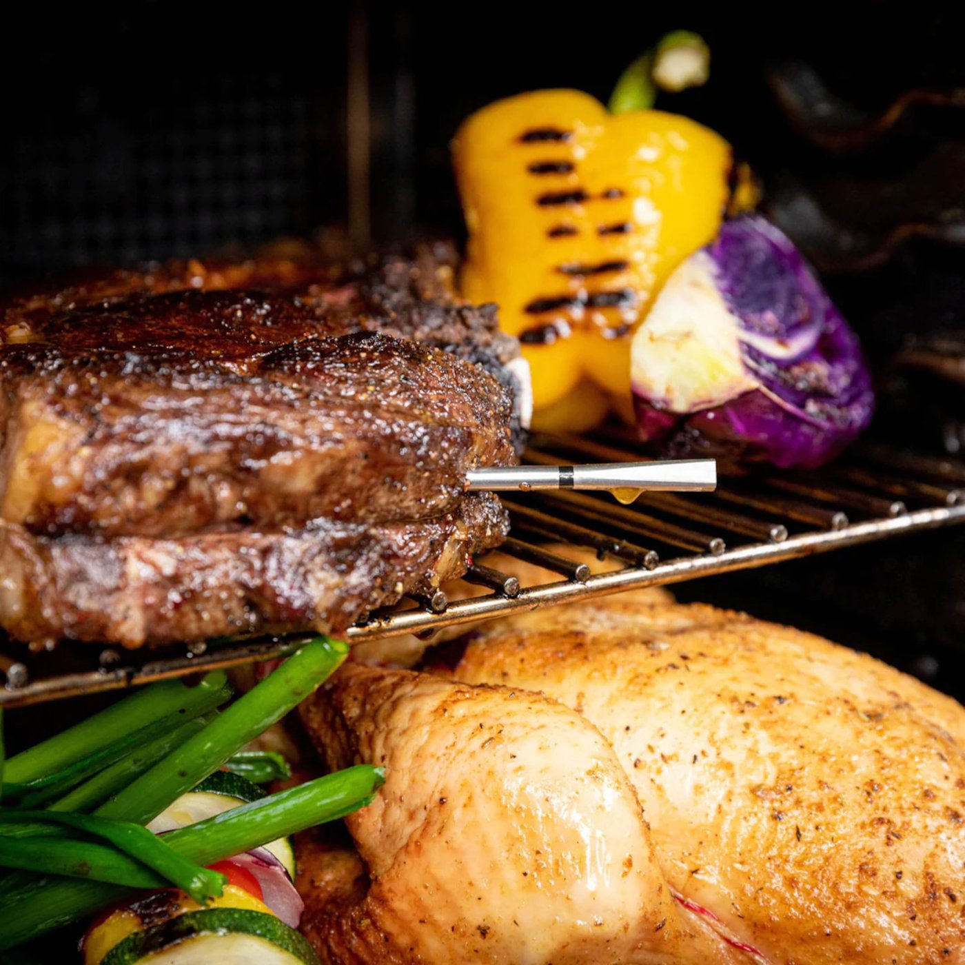 Meater Pro Trådløs Grilltermometer og repeater for mobilen