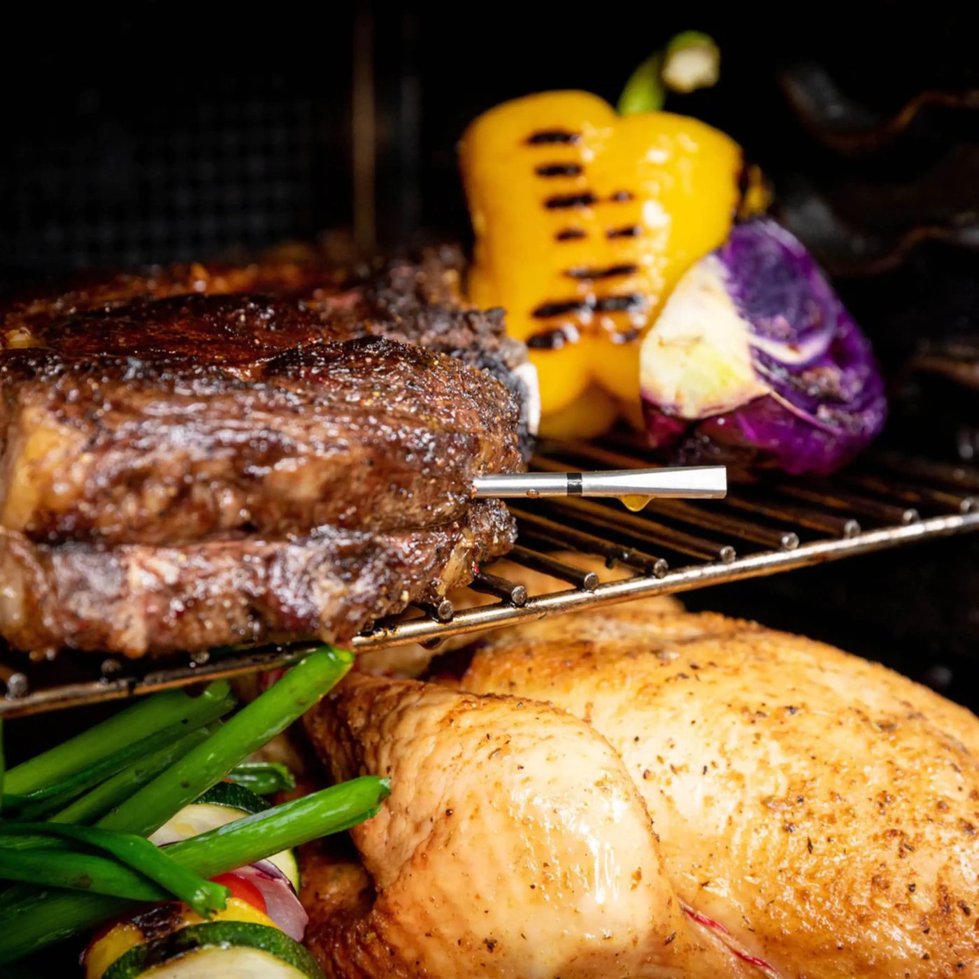 Meater Pro Trådløs Grilltermometer og repeater for mobilen