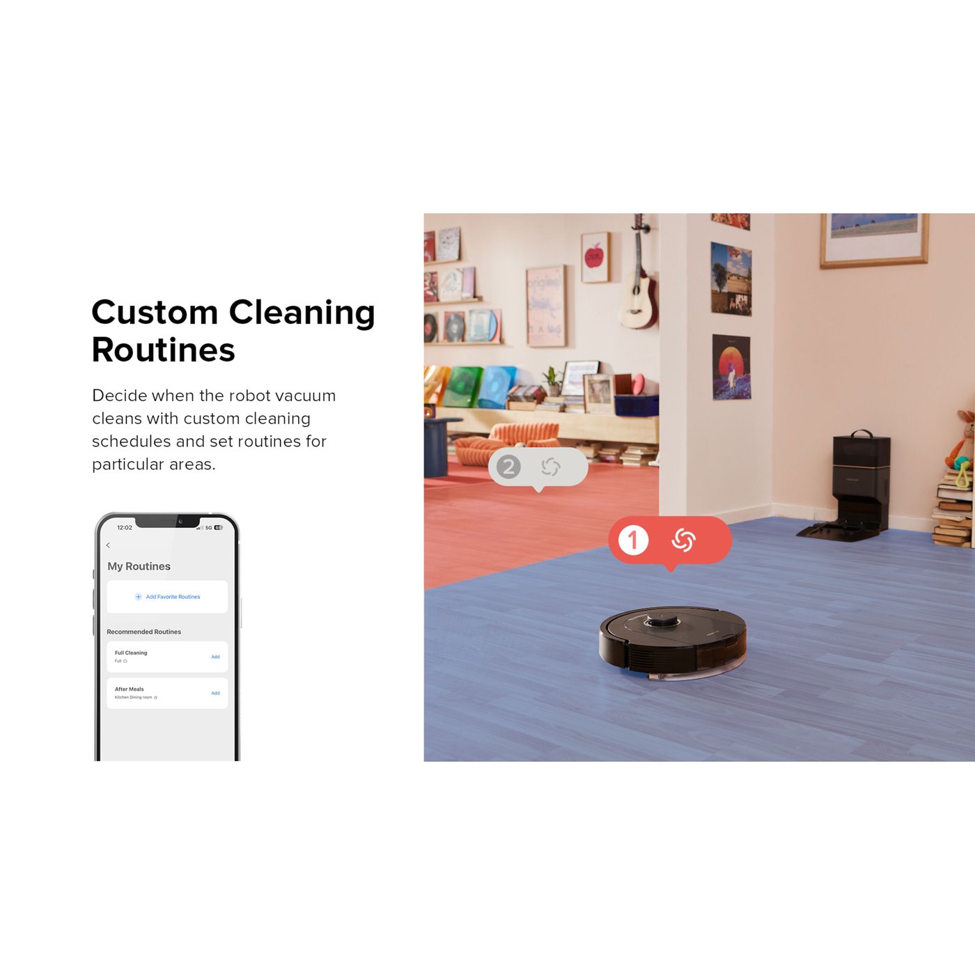 Roborock Q5 Pro+ Helautomatisk robotstøvsuger