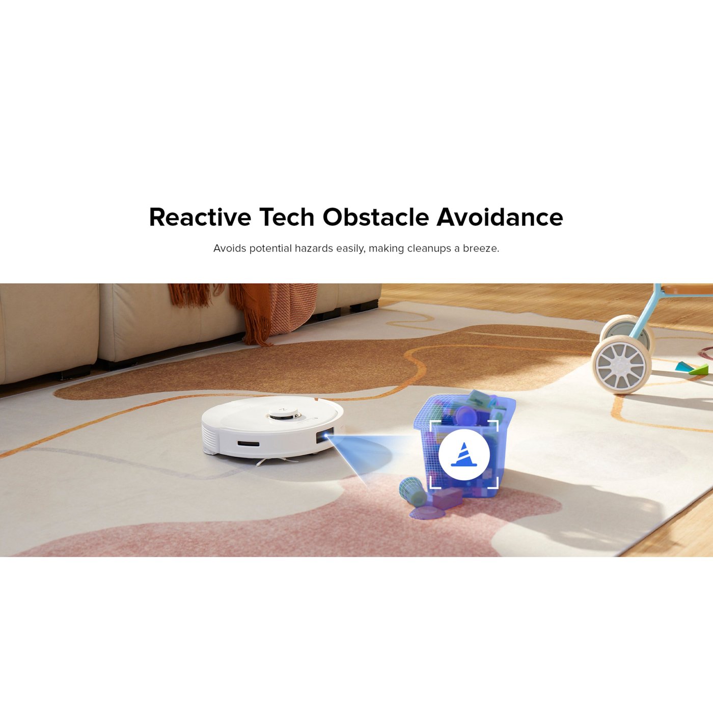 Roborock Q8 Max Robotdammsugare Vit