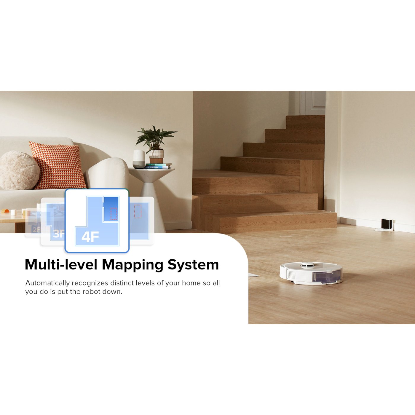 Roborock Q8 Max Robotdammsugare Vit