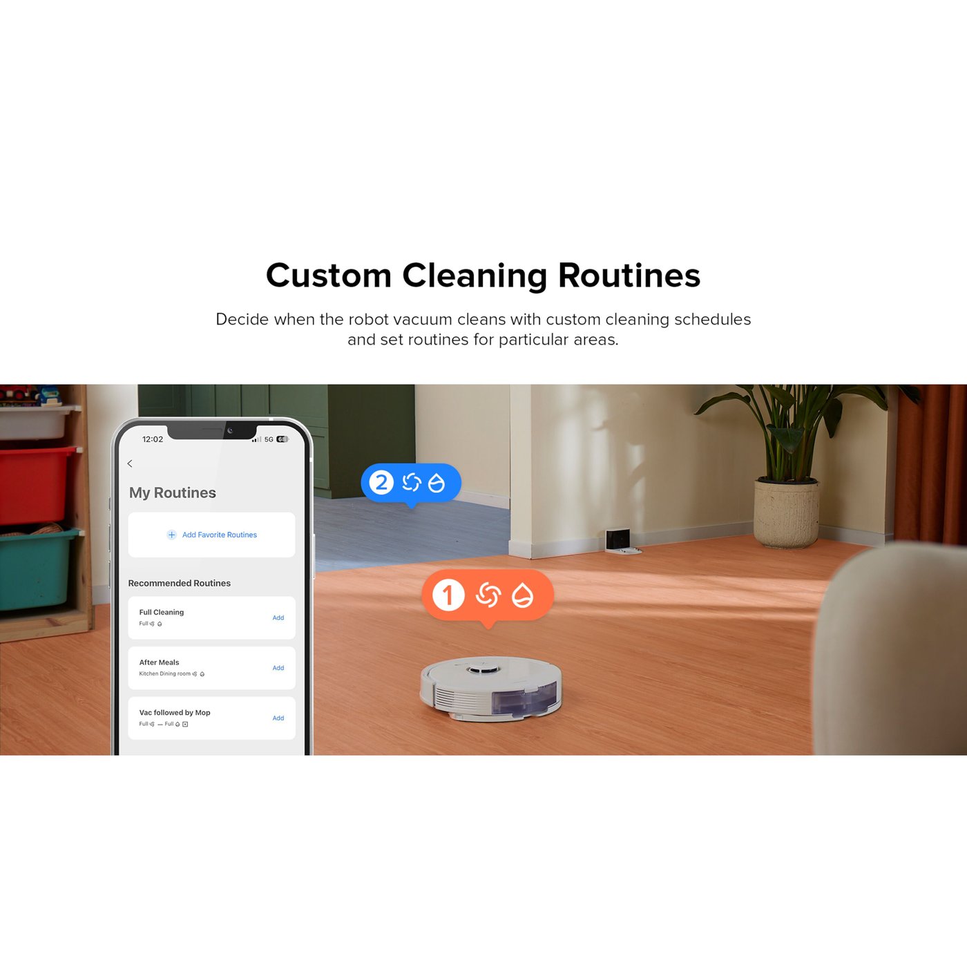 Roborock Q8 Max Robotdammsugare Vit