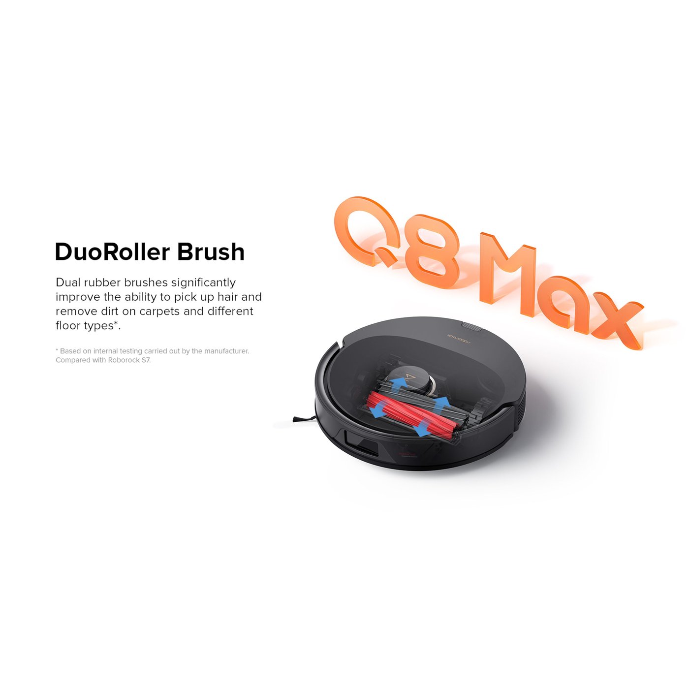 Roborock Q8 Max Robotstøvsuger Svart