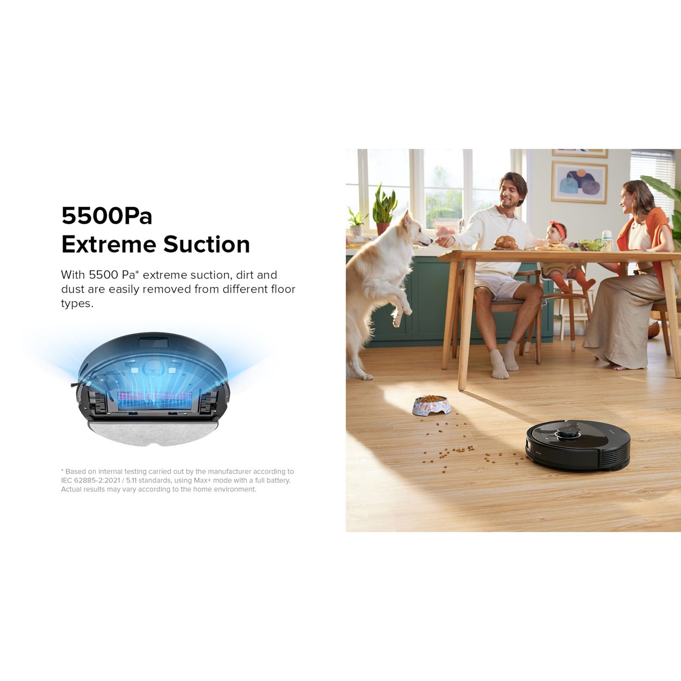 Roborock Q8 Max Robotstøvsuger Svart