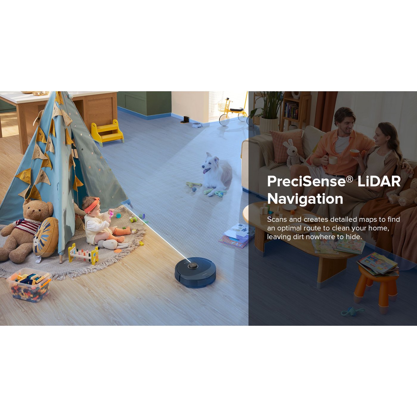 Roborock Q8 Max Robotstøvsuger Svart