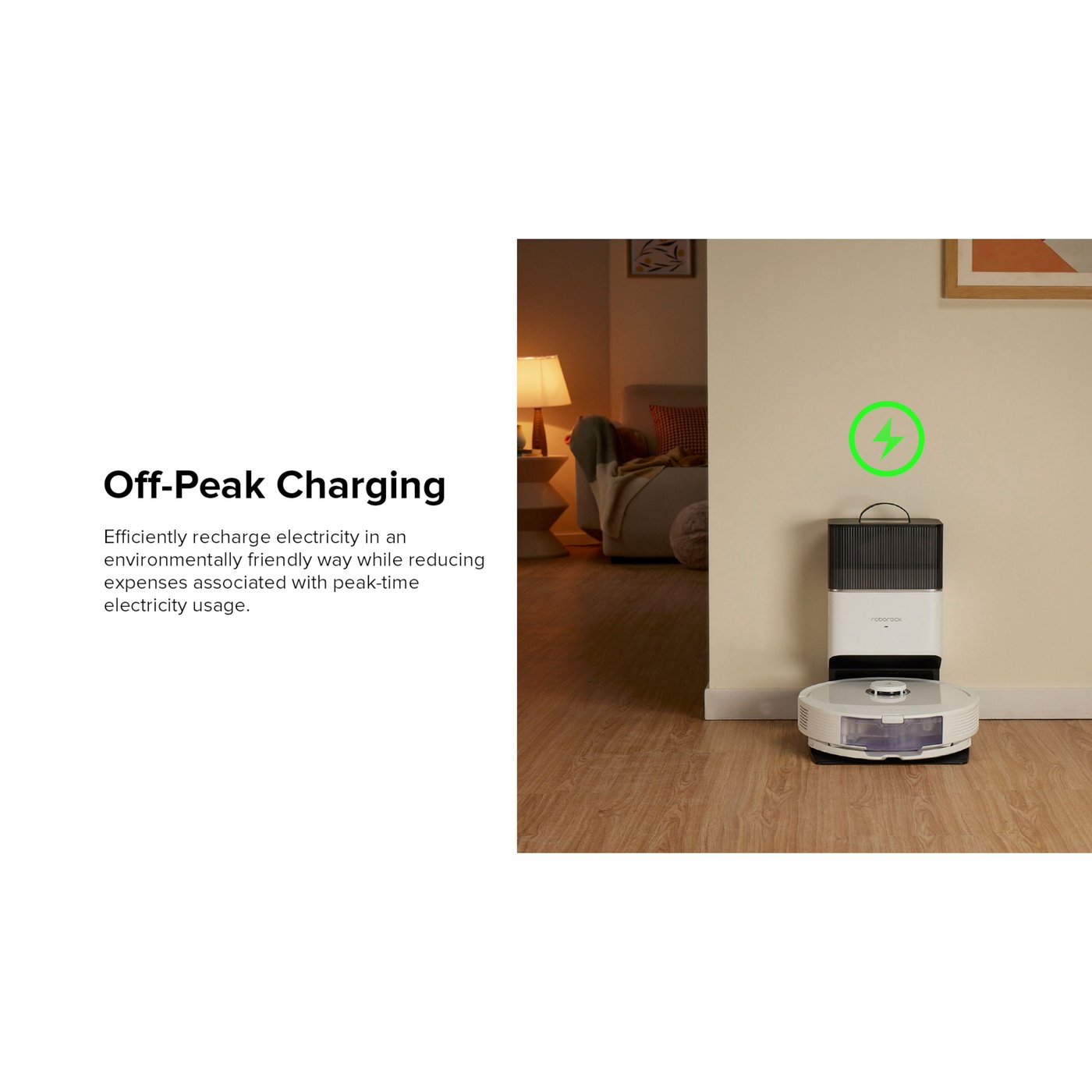 Roborock Q8 Max+ Helautomatisk Robotdammsugare Vit