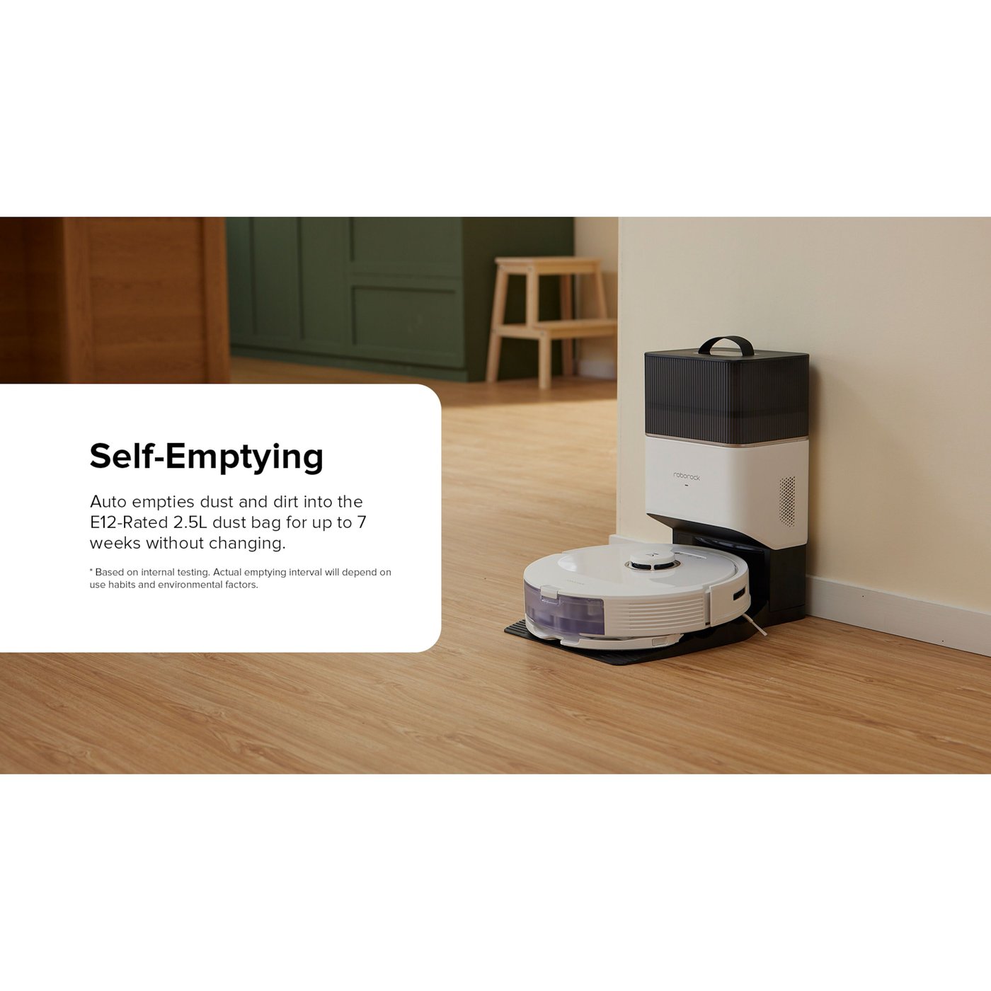 Roborock Q8 Max+ Helautomatisk Robotdammsugare Vit