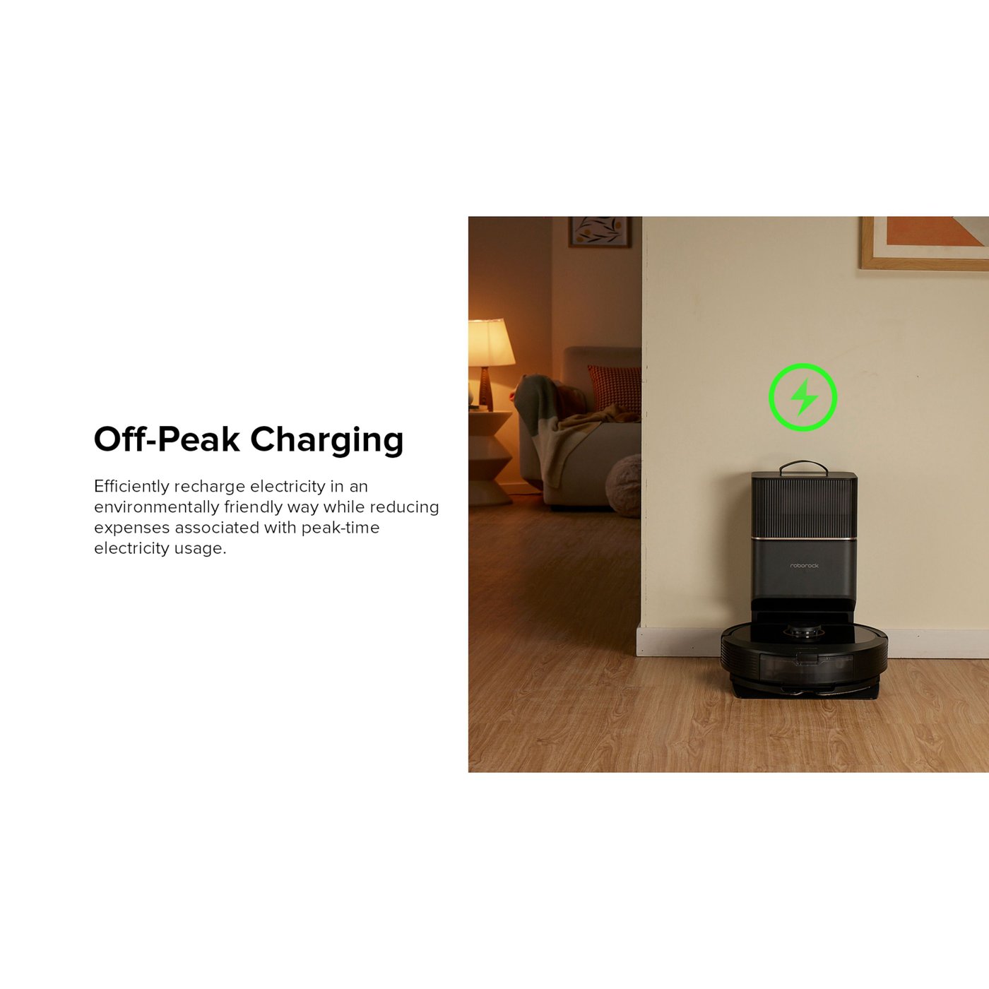 Roborock Q8 Max+ Helautomatisk robotstøvsuger Svart