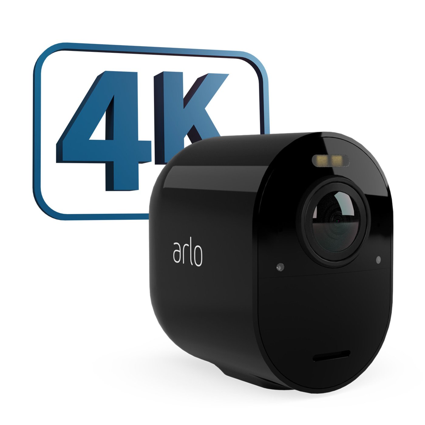 Arlo Ultra 2 Spotlight Extra Trådlös Övervakningskamera 1-pack Svart