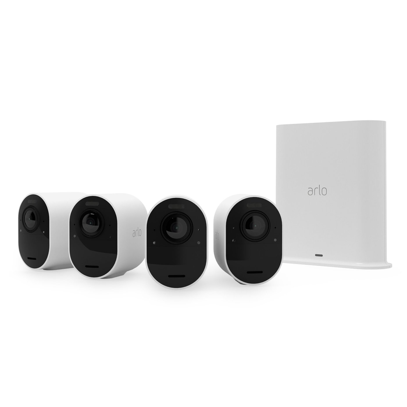 Arlo Ultra 2 Spotlight Trådløst overvåkingskamera 4-pk. Hvit