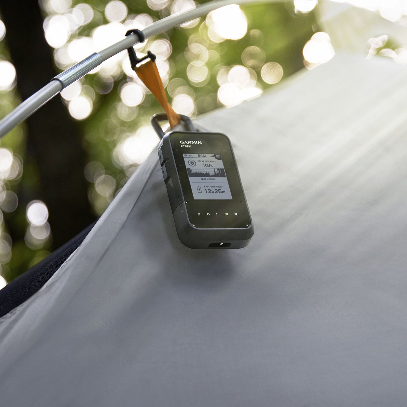 Garmin eTrex Solar GPS-navigator med solenergiladdning