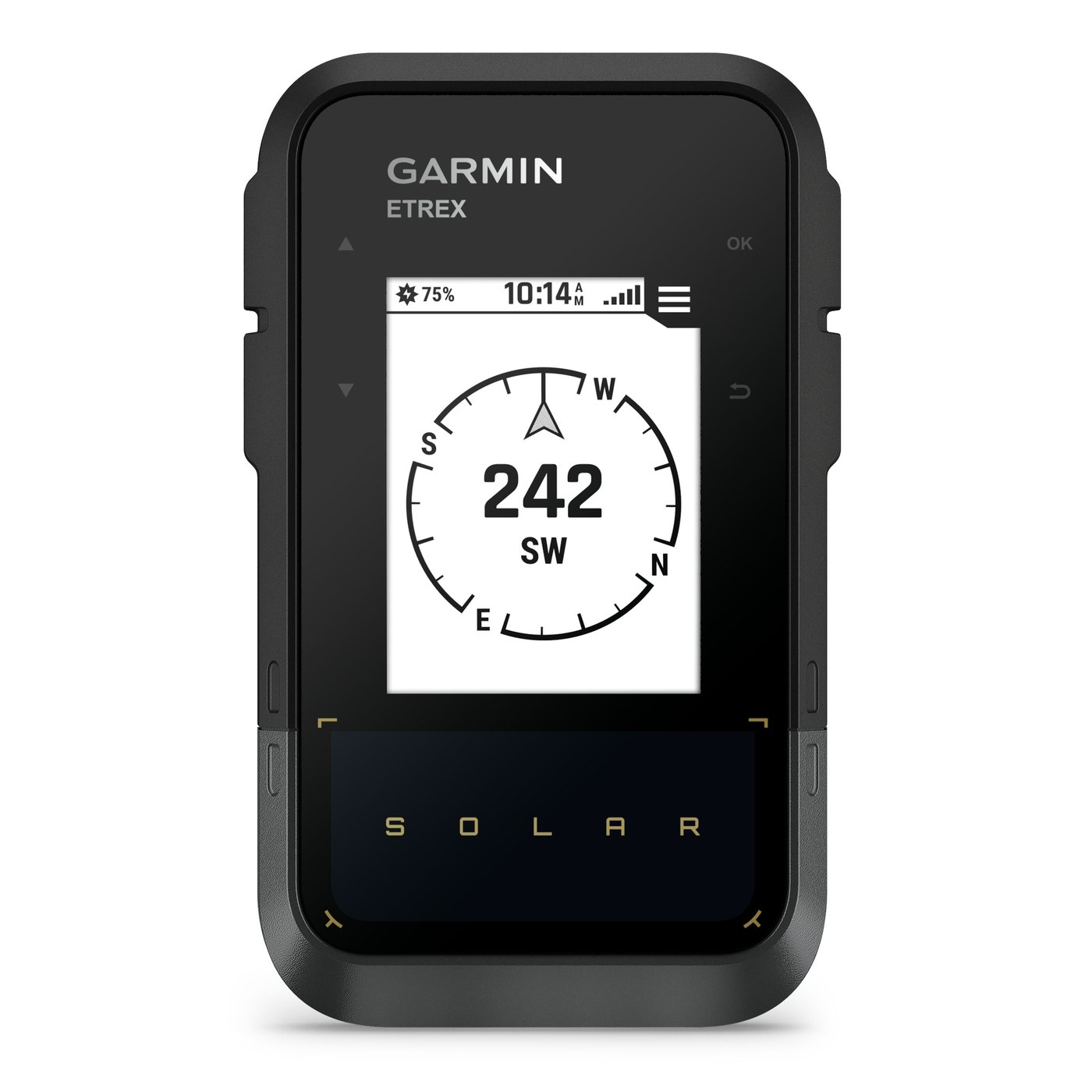 Garmin eTrex Solar GPS-navigator med solenergiladdning