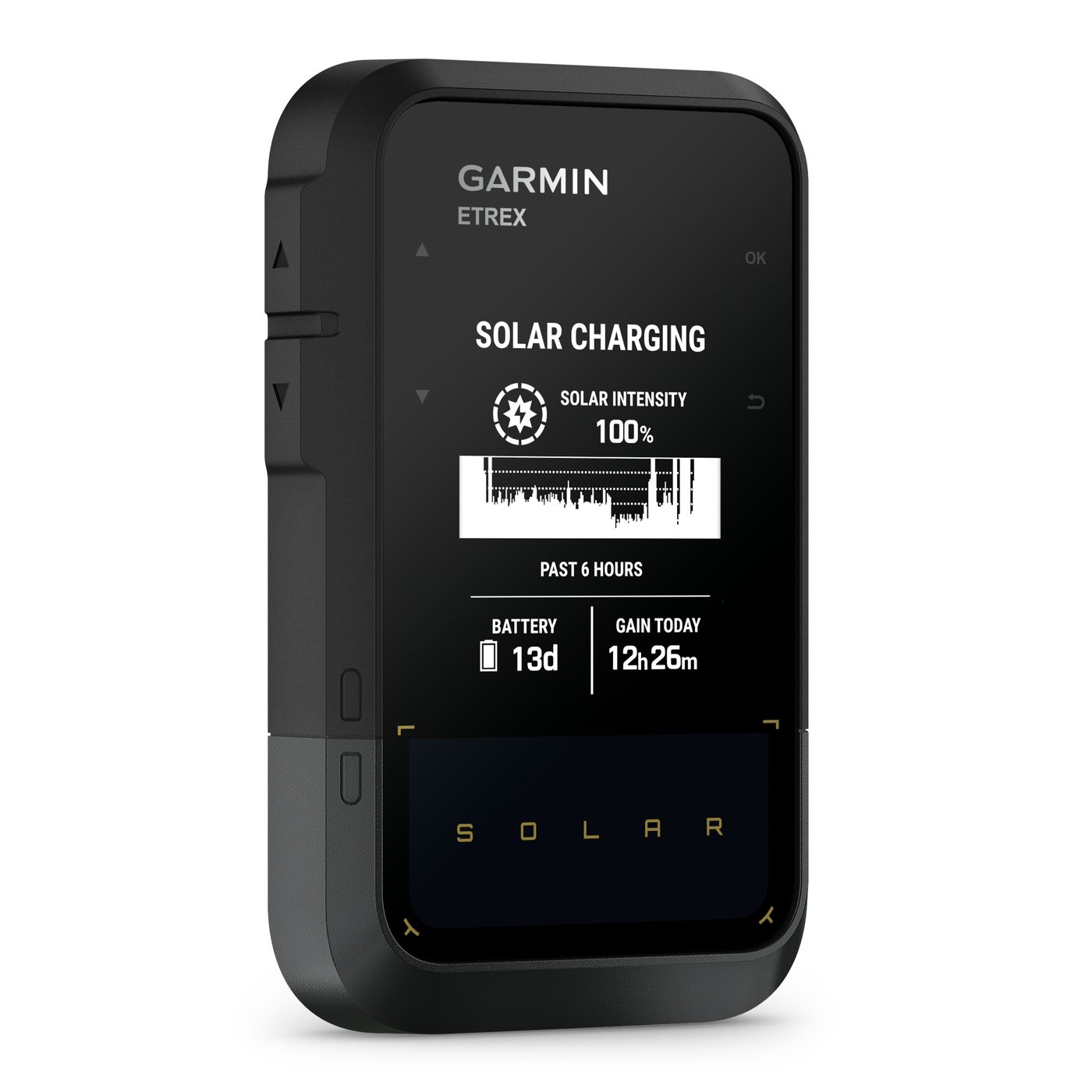 Garmin eTrex Solar GPS-navigator med solenergiladdning