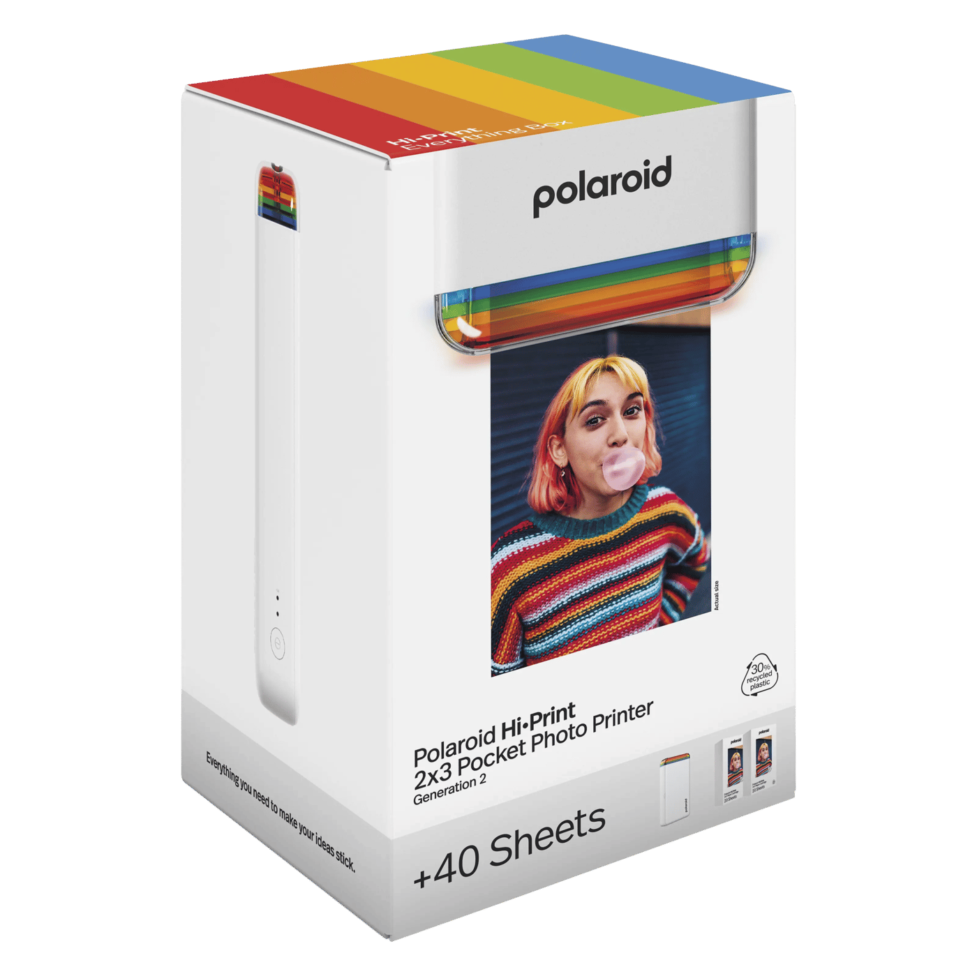 Polaroid Polaroid Hi-Print Gen 2 Kit Portabel fotoskrivare Vit