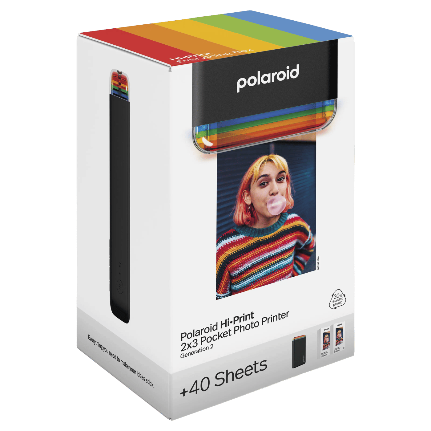 Polaroid Polaroid Hi-Print Gen 2 Kit Portabel fotoskrivare Svart