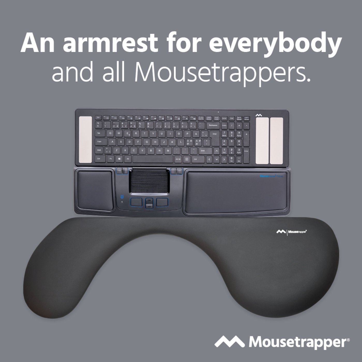 MouseTrapper TB215 Underarmsstøtte for tastatur