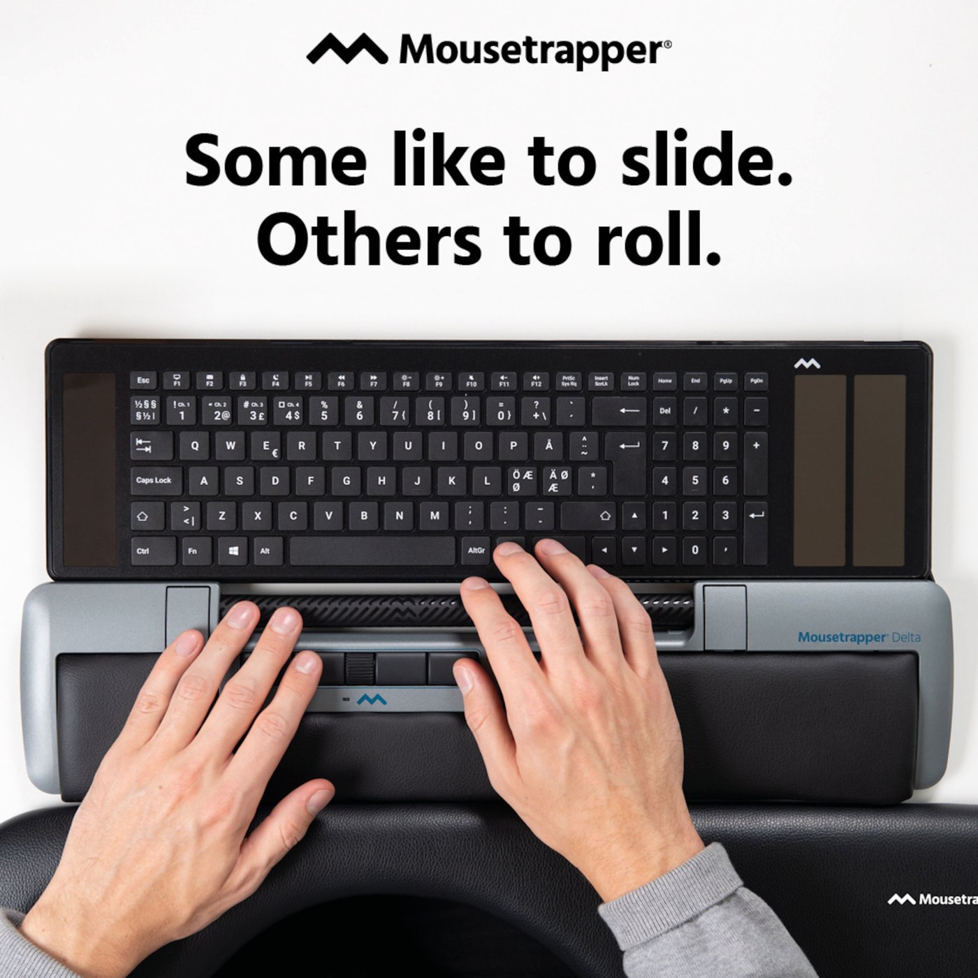 MouseTrapper Delta Extended Ergonomisk mus