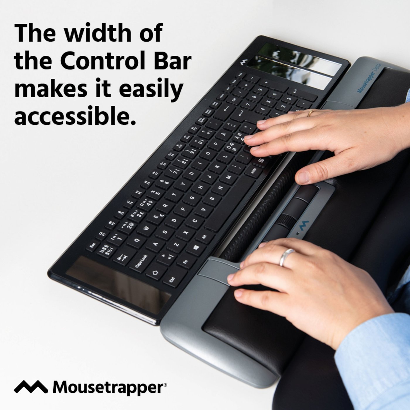 MouseTrapper Delta Extended Ergonomisk mus