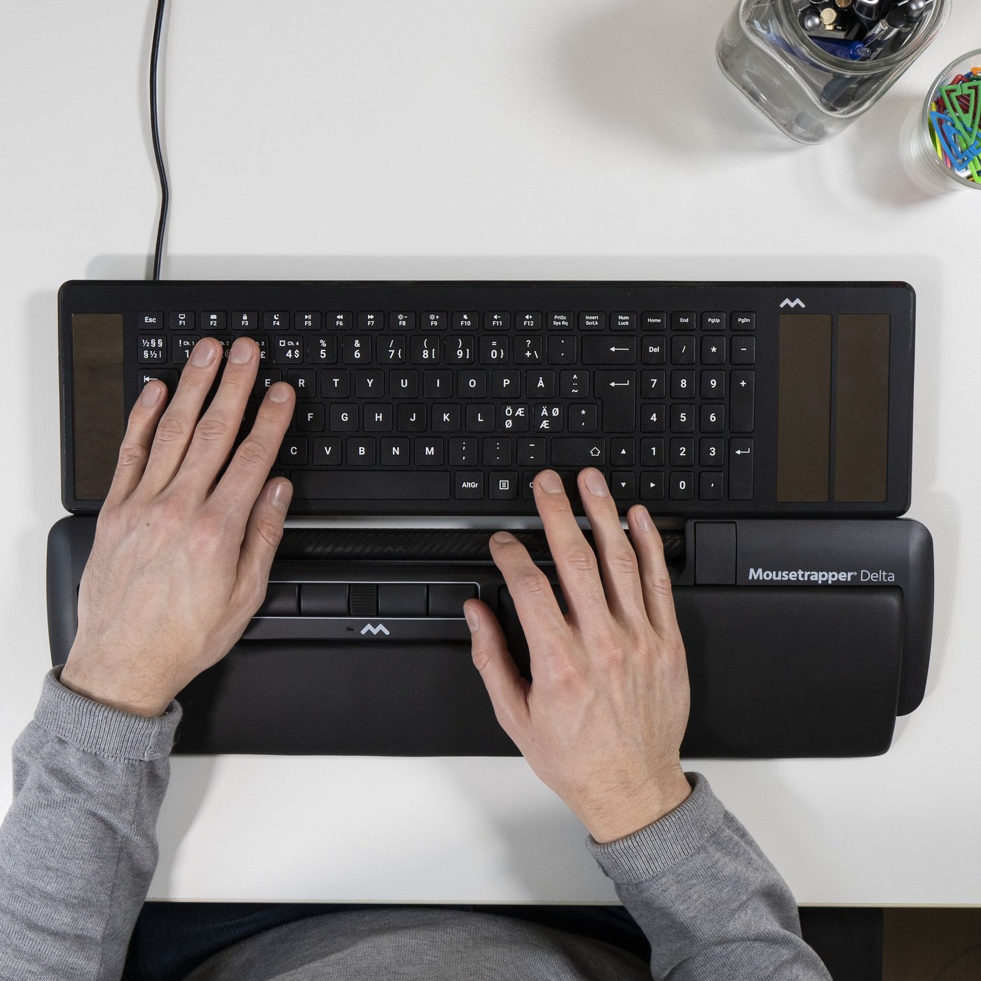 MouseTrapper Delta Extended Ergonomisk mus