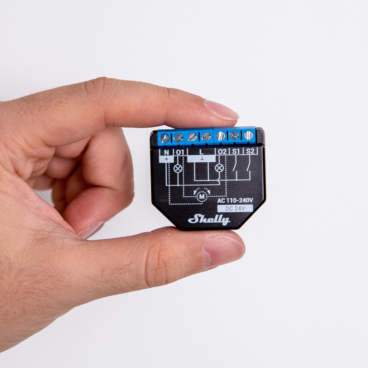 Shelly 2PM Plus Infälld fjärrströmbrytare