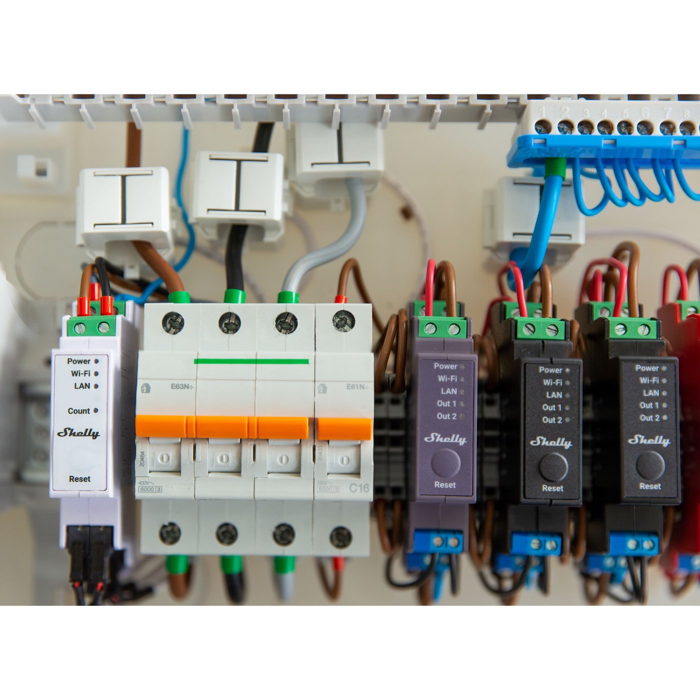 Shelly Pro 3EM Energimätare 120 A