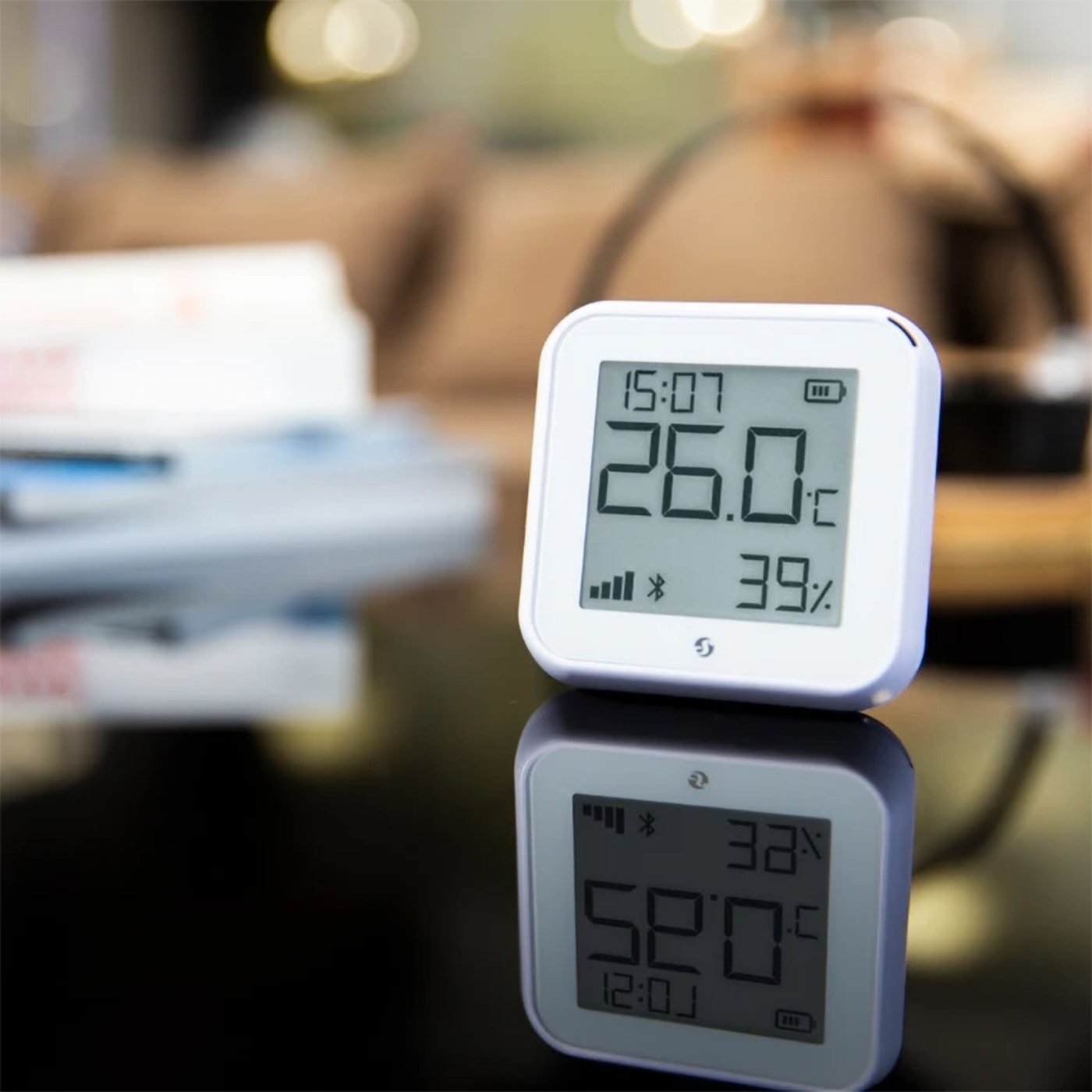 Shelly H&T Gen 3 Termometer och hygrometer Vit