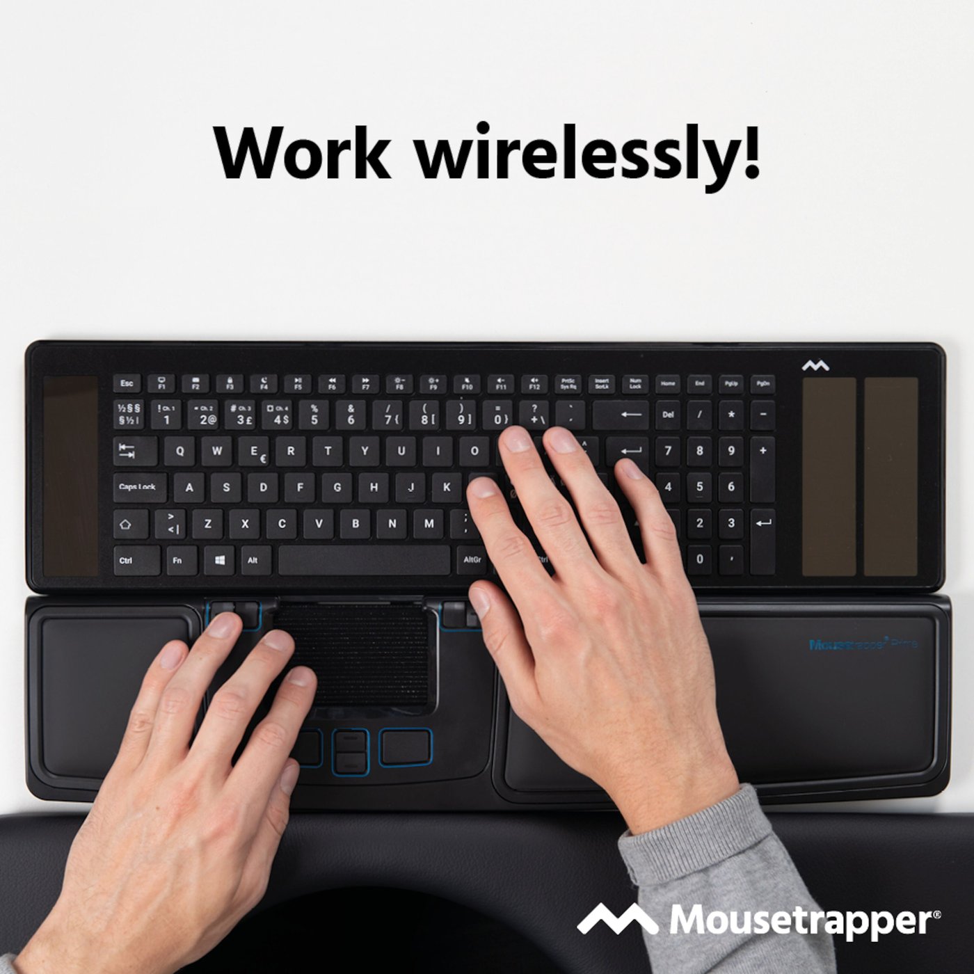 MouseTrapper Prime Trådløs ergonomisk mus