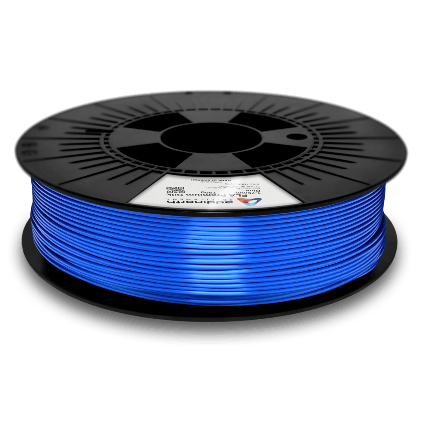 Addnorth PLA Premium Silk-filament för 3D-skrivare 1,75 mm Blå