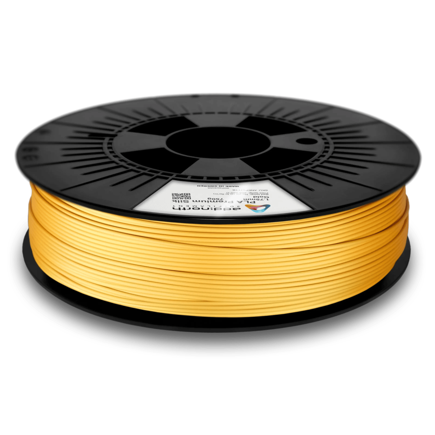 Addnorth PLA Premium Silk-filament för 3D-skrivare 1,75 mm Guld
