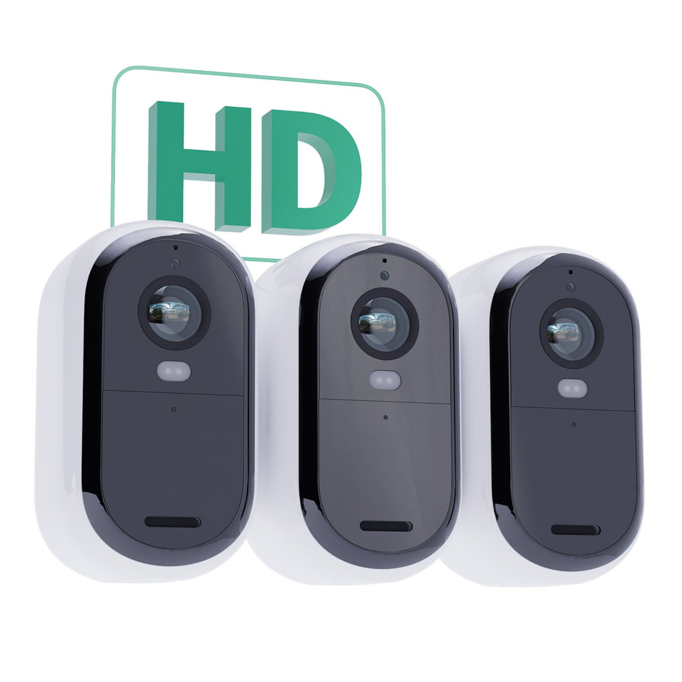 Arlo Essential 2 overvåkingskamera HD 3-pk.