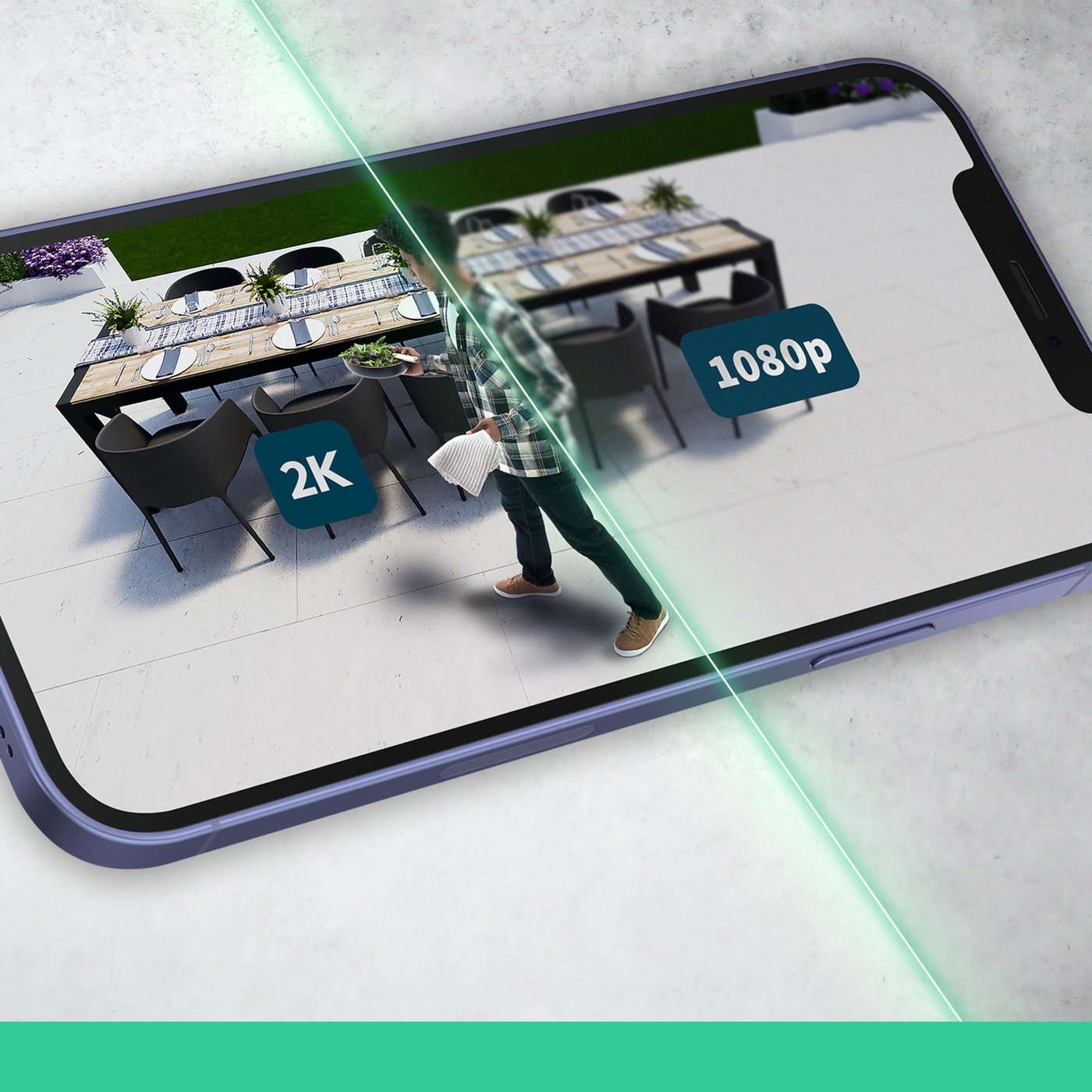 Arlo Essential 2 Overvåkingskamera 2K 2-pk.