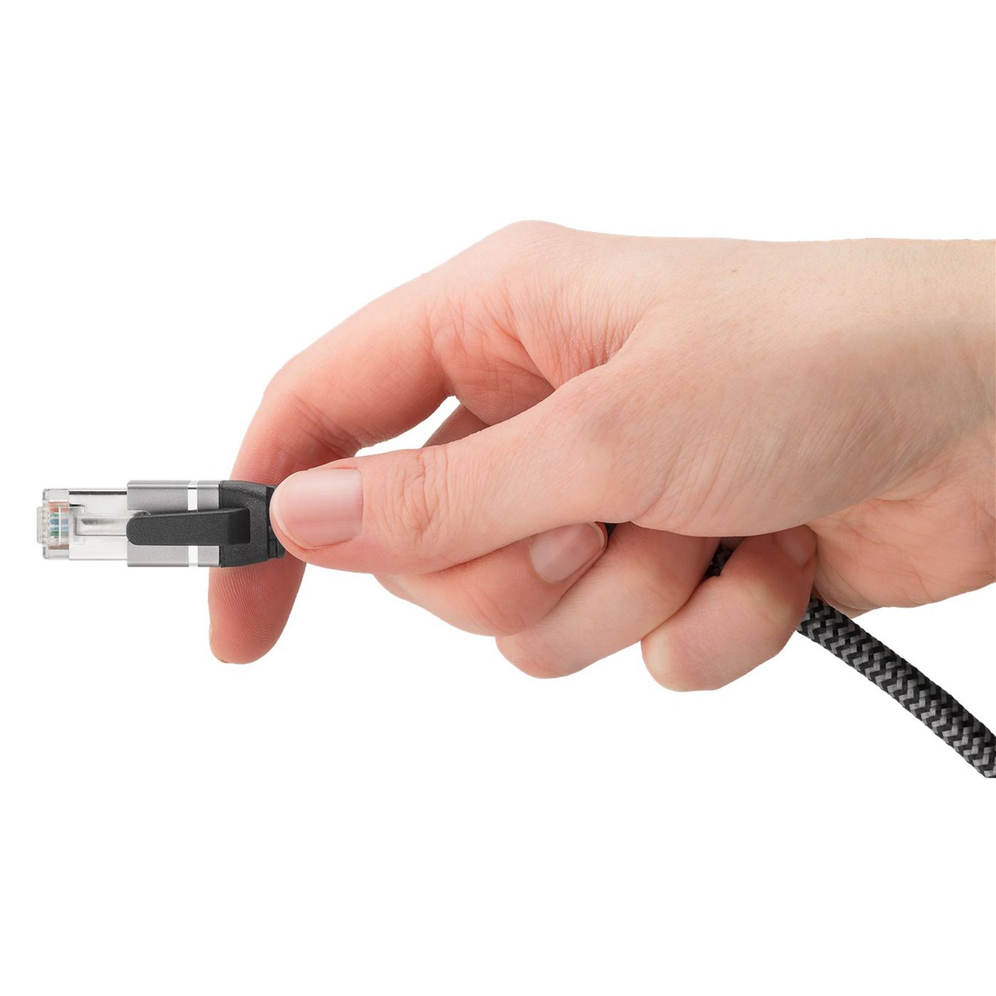 Nätverkskabel med USB-anslutning USB-A 1 m