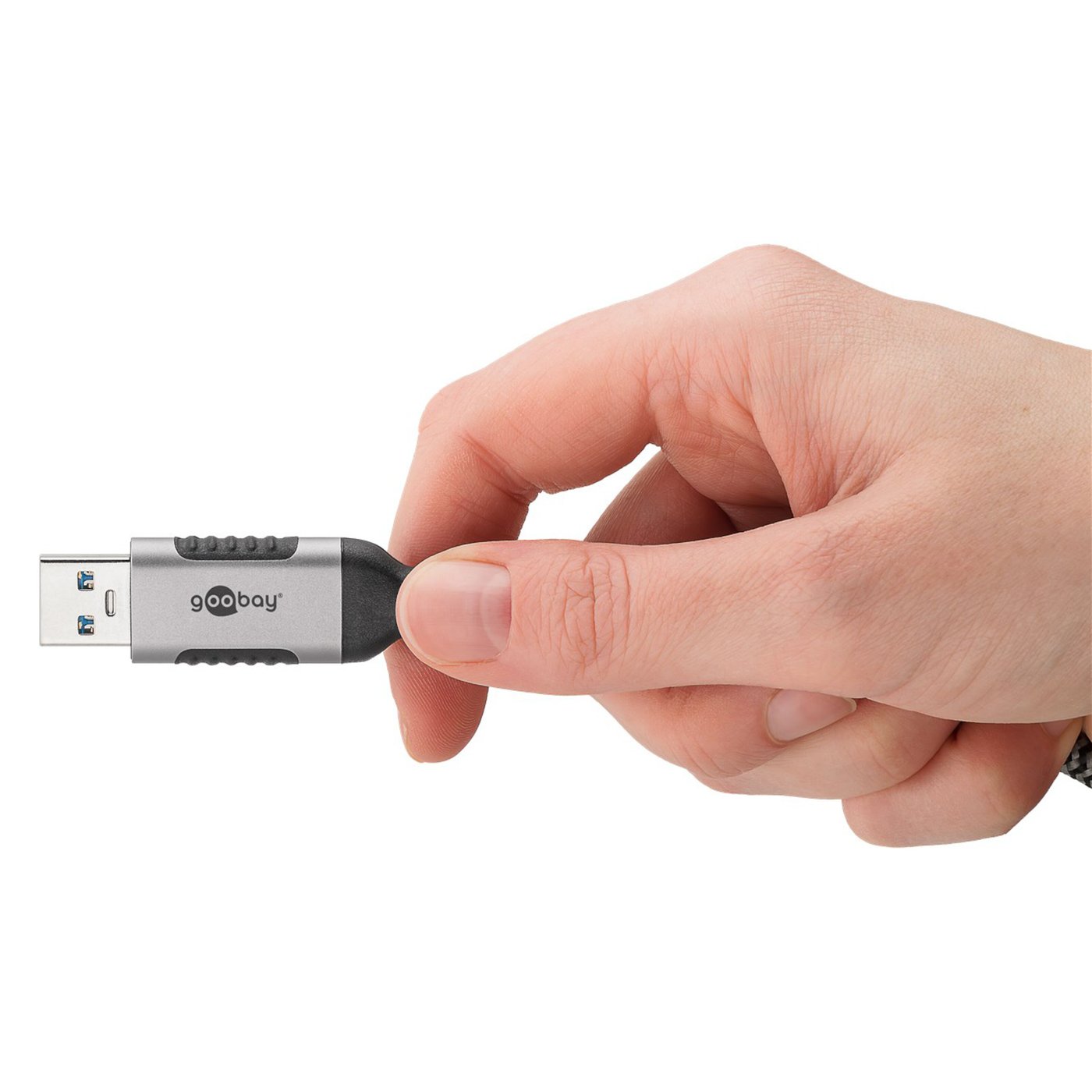 Nätverkskabel med USB-anslutning USB-A 1 m