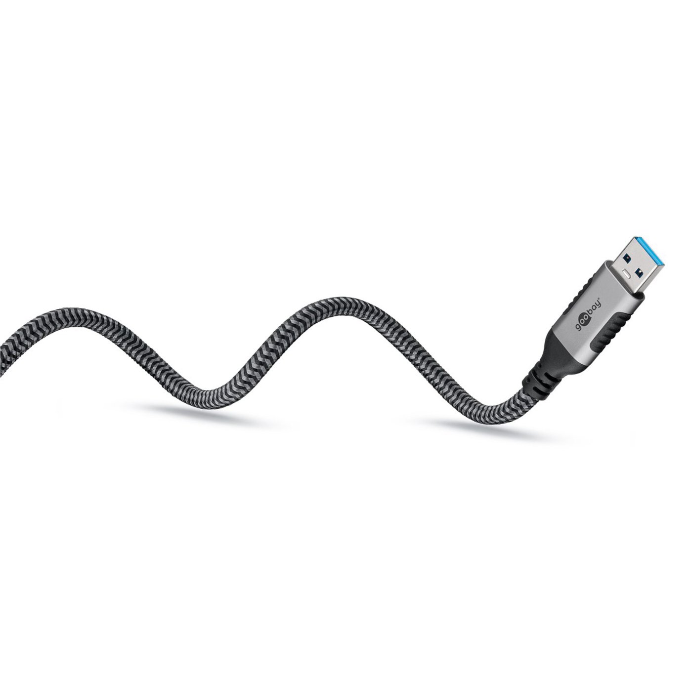 Nätverkskabel med USB-anslutning USB-A 1 m