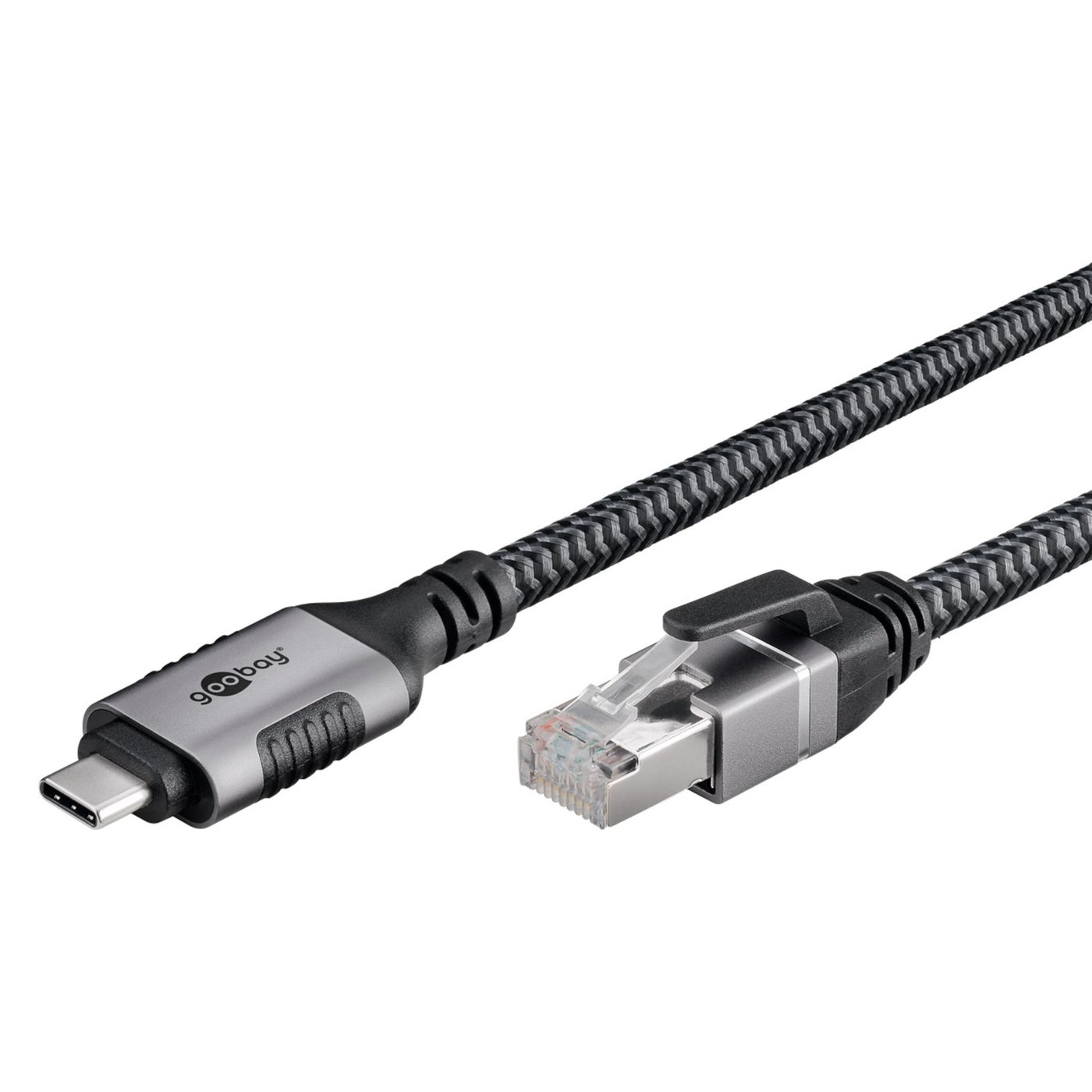 Nettverkskabel med USB-tilkobling USB-C 1 m