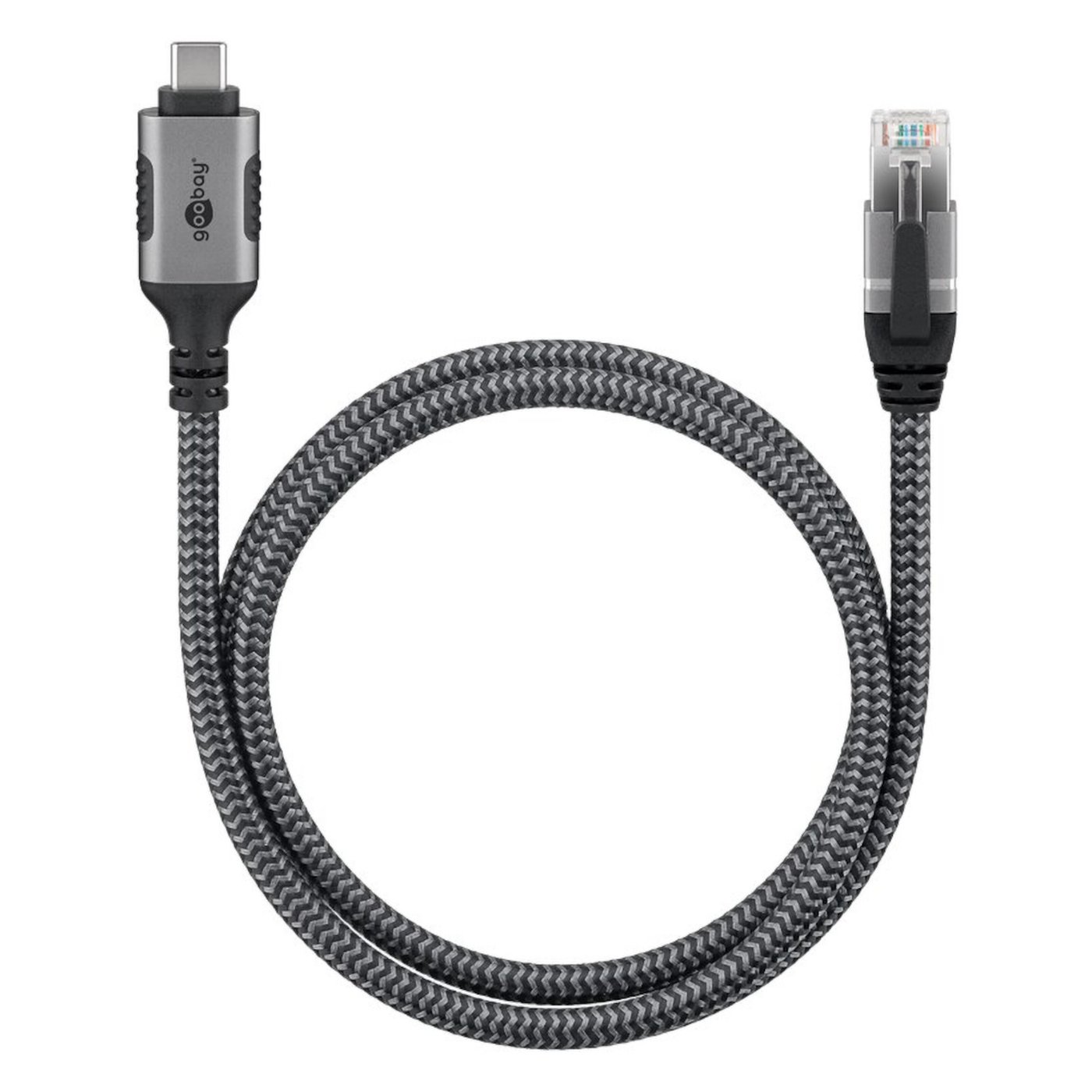 Nätverkskabel med USB-anslutning USB-C 2 m