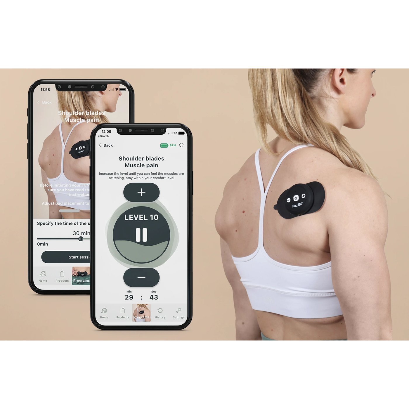 Flowlife TENS Muskelstimulator